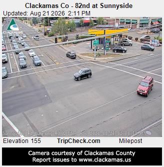 Traffic Cam Rivergrove: Clackamas Co - 82nd at Sunnyside