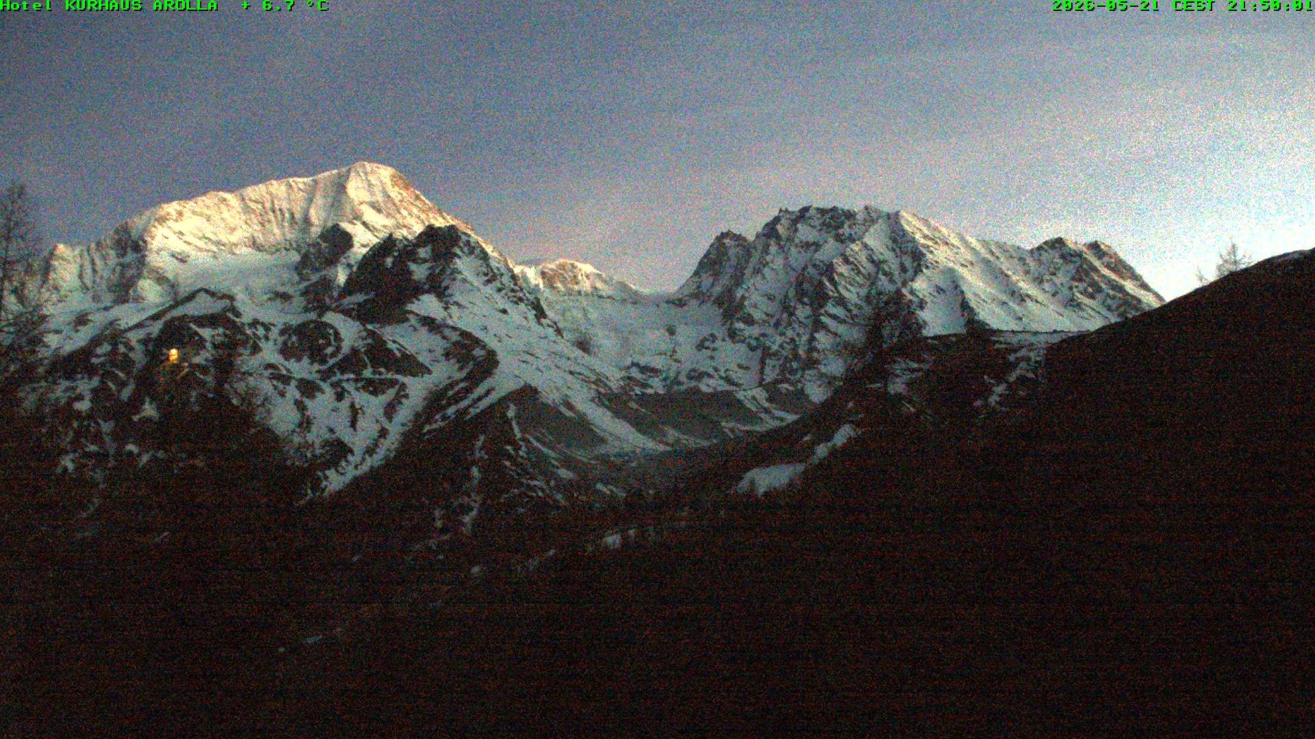 Evolène › Süden: Glacier du Mont Collon - Mont Collon - La Singla