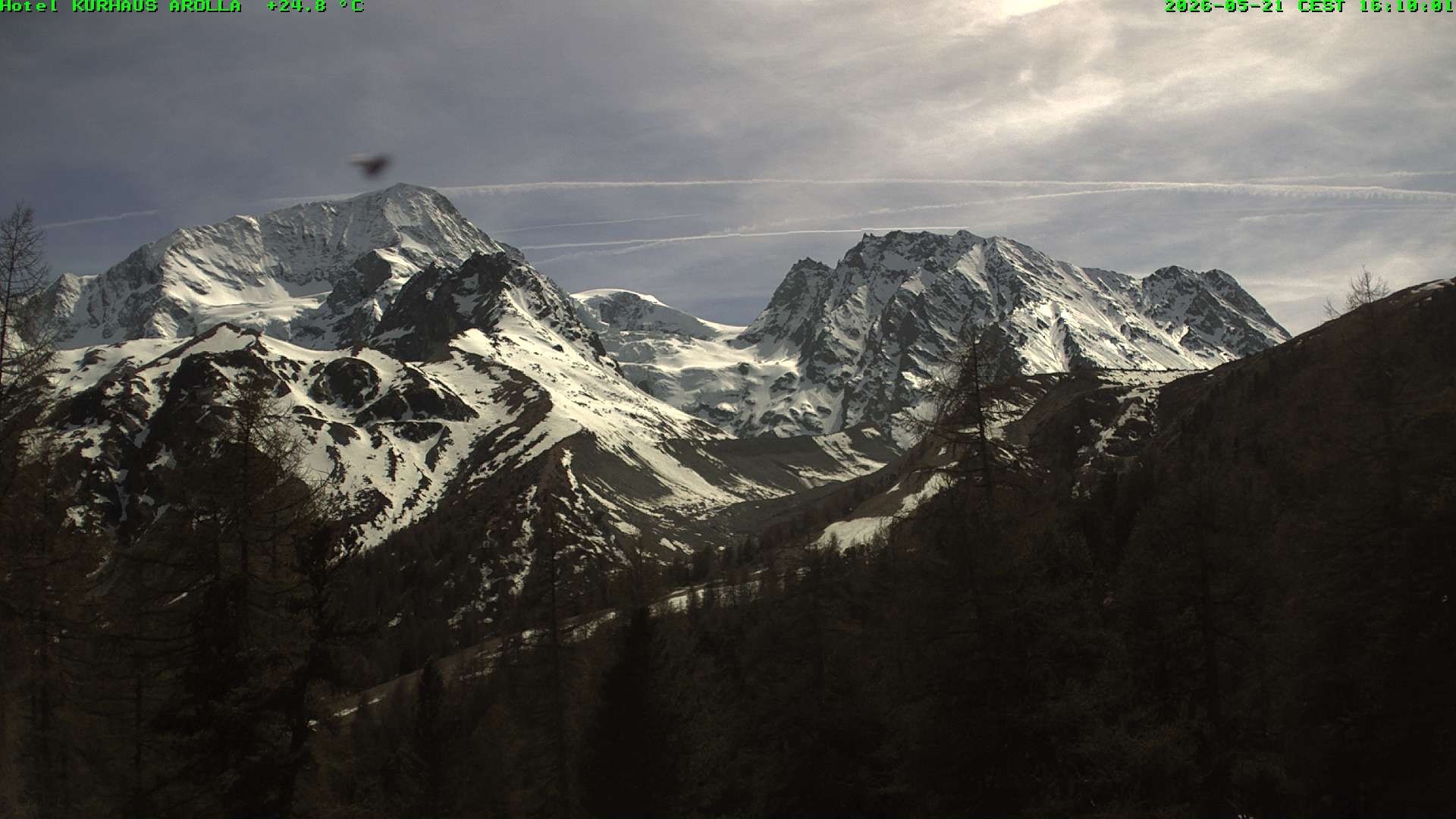 Evolène › Süden: Glacier du Mont Collon - Mont Collon - La Singla