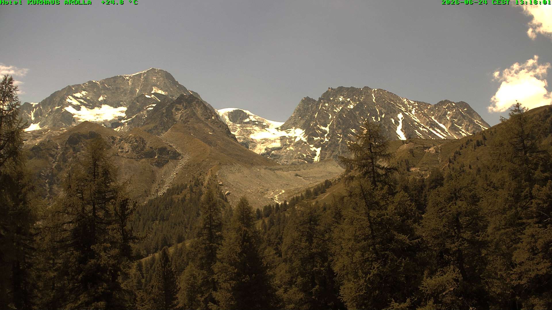 Evolène › Süden: Glacier du Mont Collon - Mont Collon - La Singla