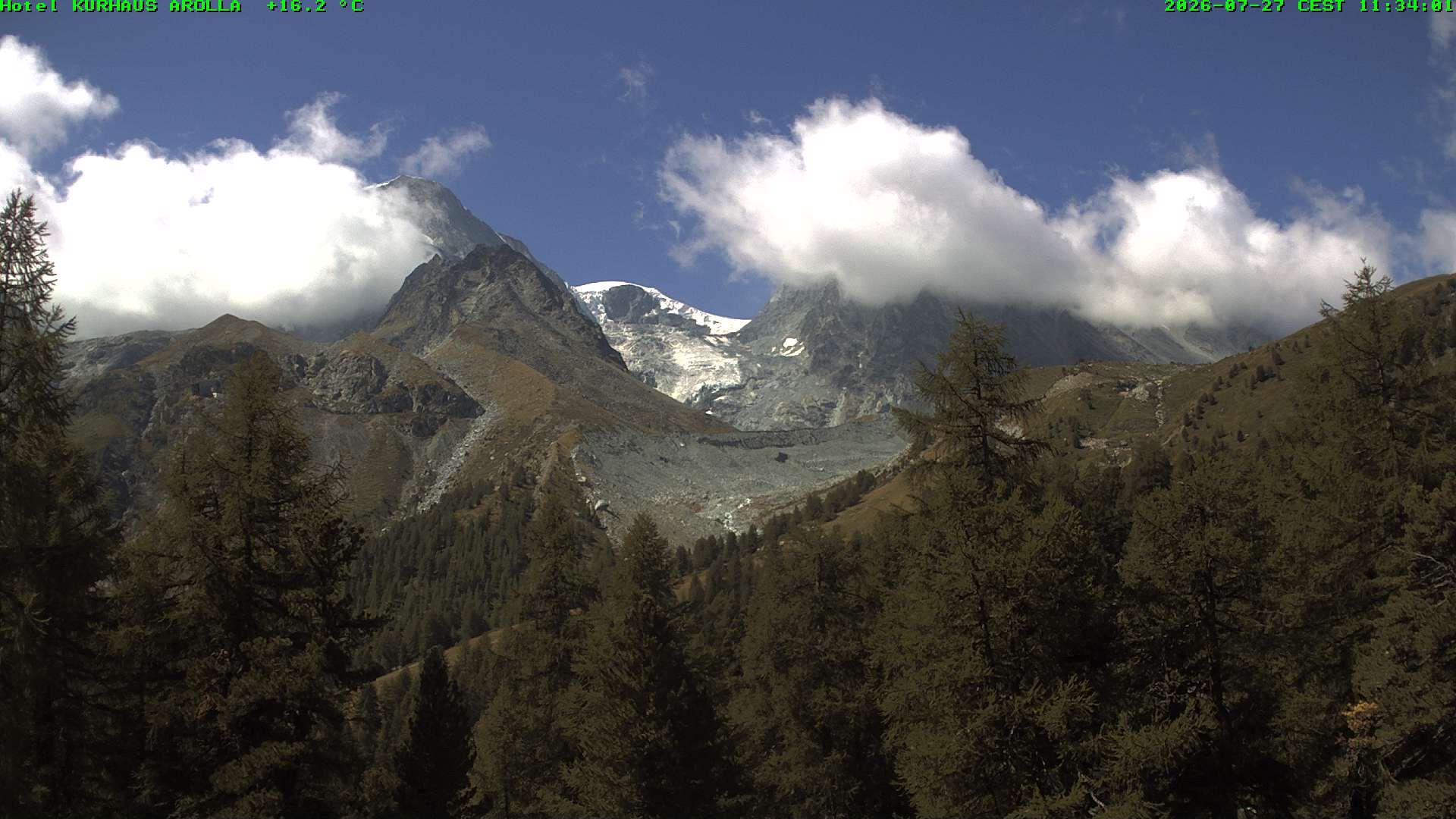 Evolène › Süden: Glacier du Mont Collon - Mont Collon - La Singla