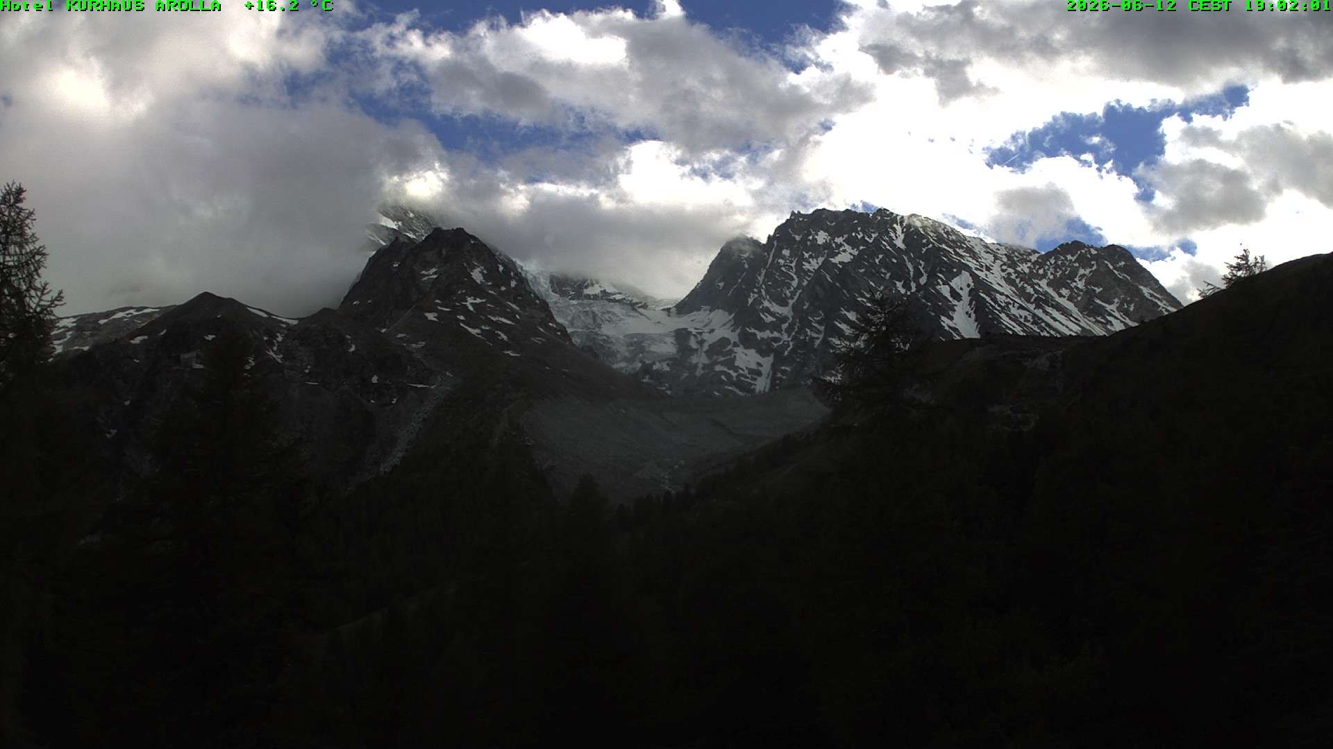 Evolène › Süden: Glacier du Mont Collon - Mont Collon - La Singla