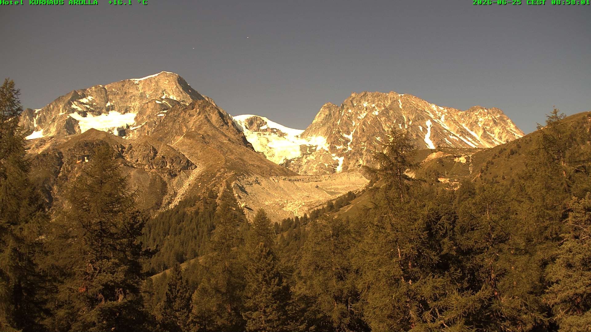 Evolène › Süden: Glacier du Mont Collon - Mont Collon - La Singla