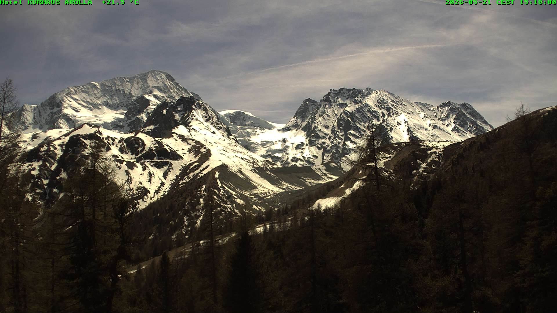 Evolène › Süden: Glacier du Mont Collon - Mont Collon - La Singla