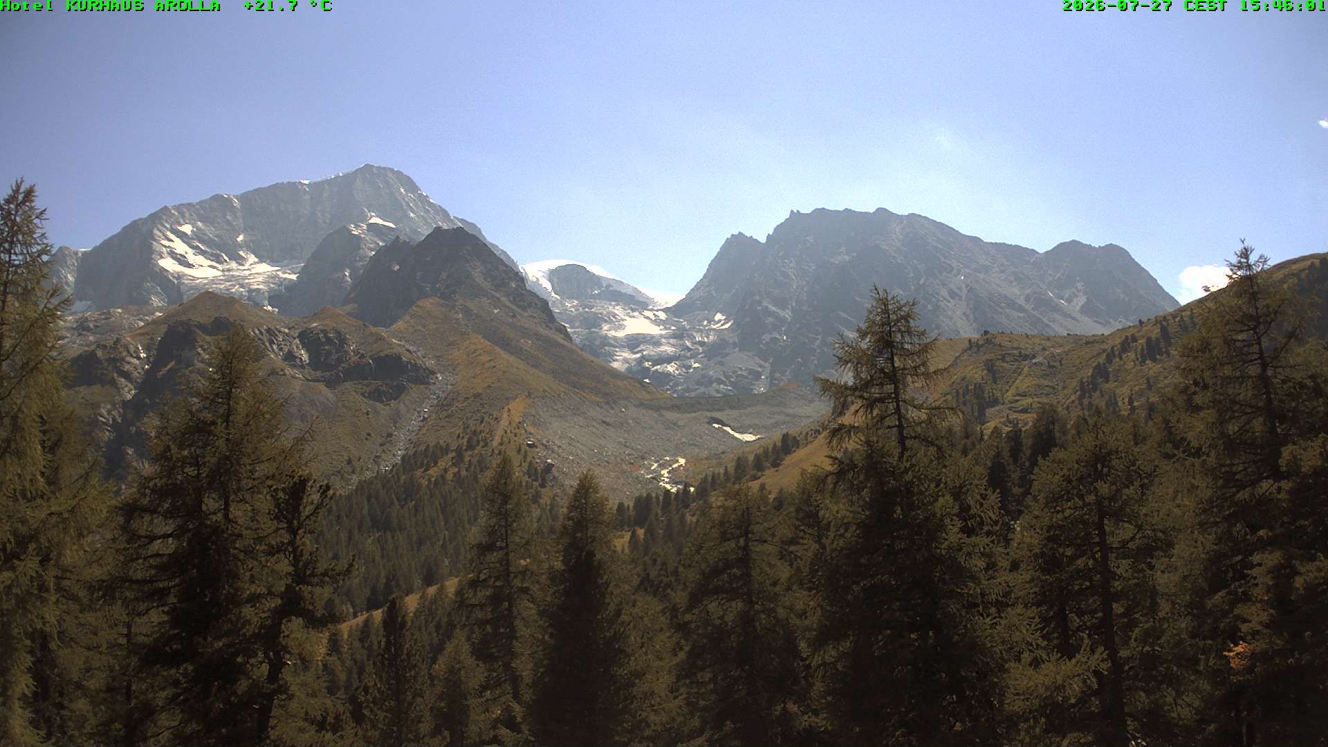 Evolène › Süden: Glacier du Mont Collon - Mont Collon - La Singla