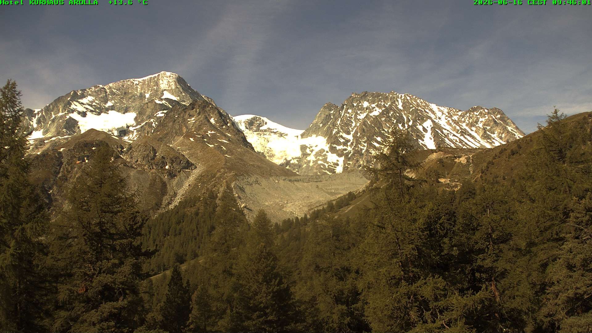 Evolène › Süden: Glacier du Mont Collon - Mont Collon - La Singla