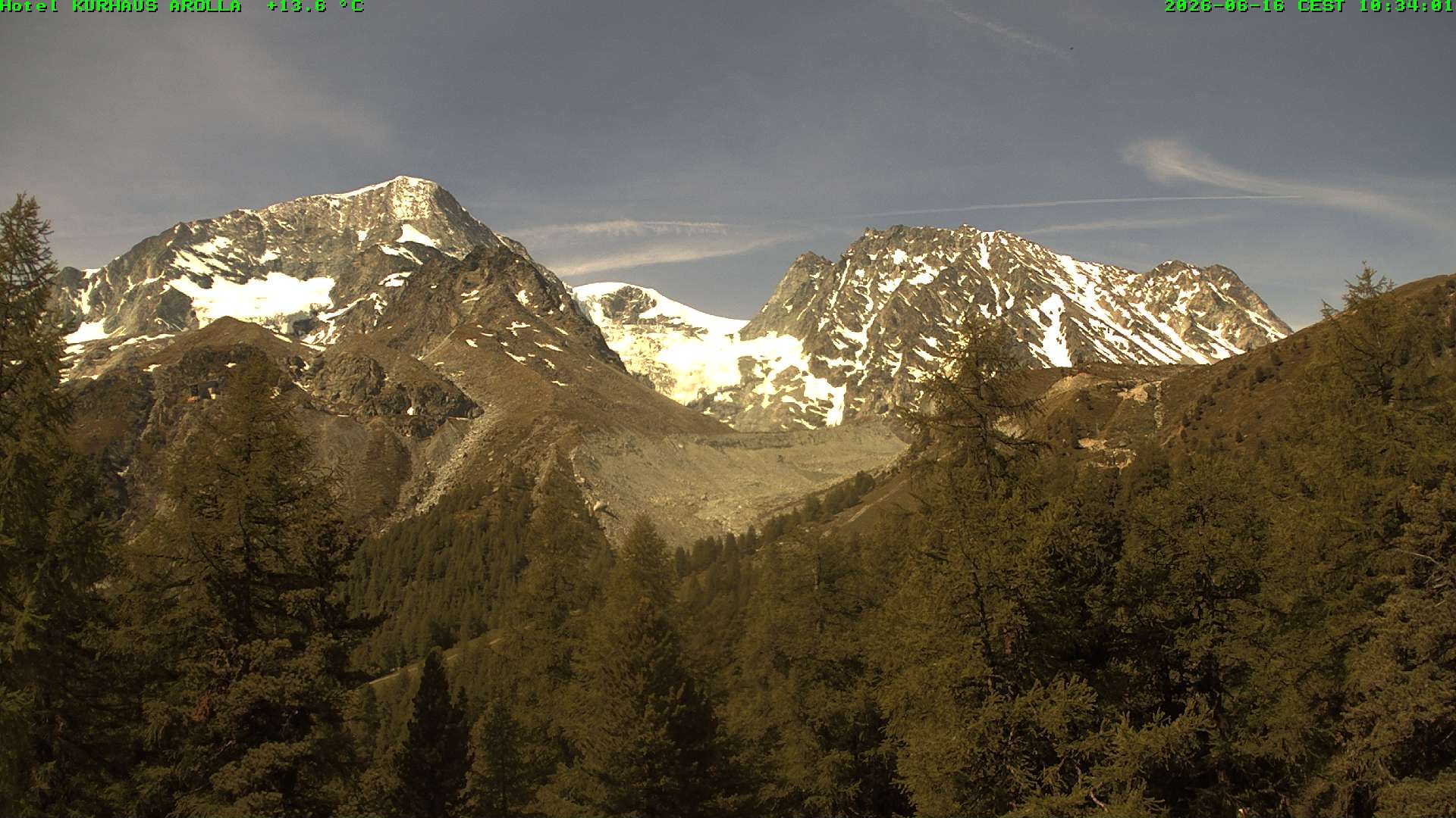 Evolène › Süden: Glacier du Mont Collon - Mont Collon - La Singla