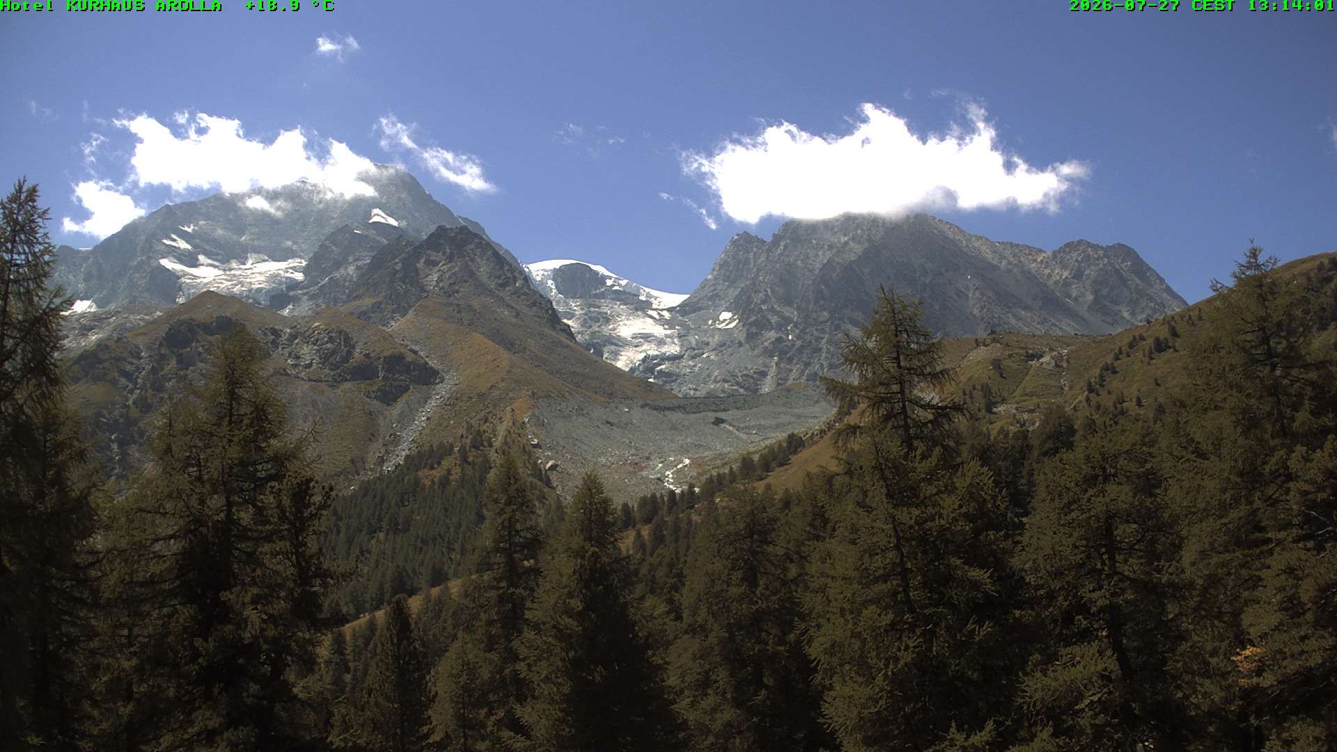 Evolène › Süden: Glacier du Mont Collon - Mont Collon - La Singla