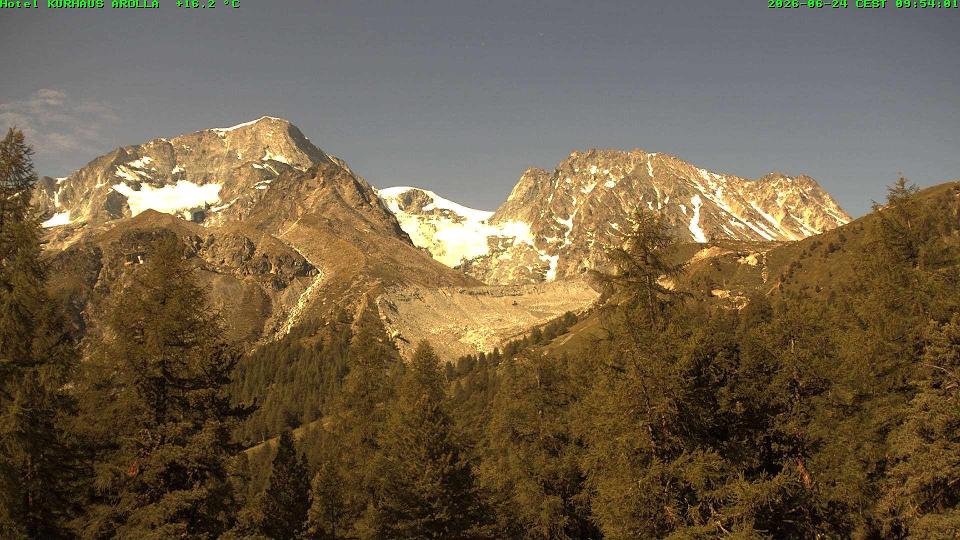 Evolène › Süden: Glacier du Mont Collon - Mont Collon - La Singla