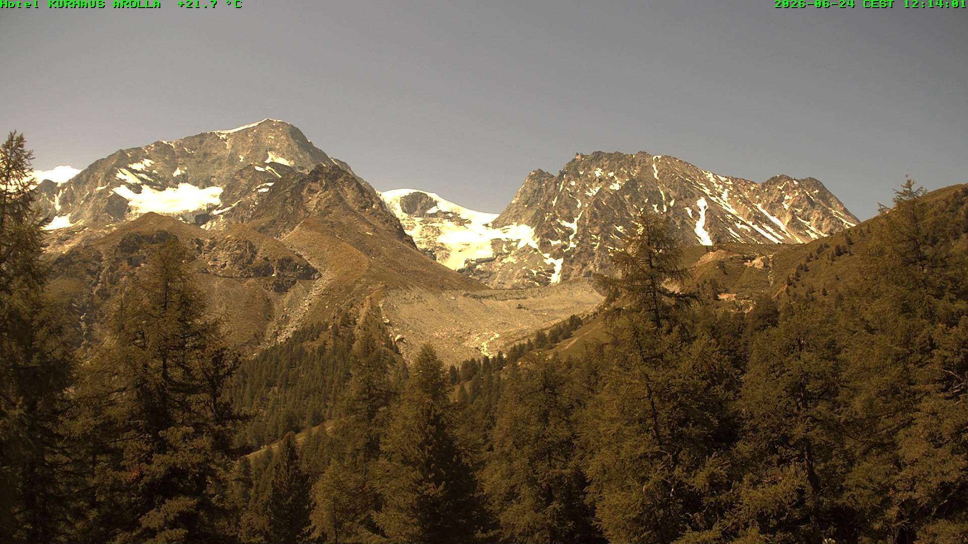 Evolène › Süden: Glacier du Mont Collon - Mont Collon - La Singla