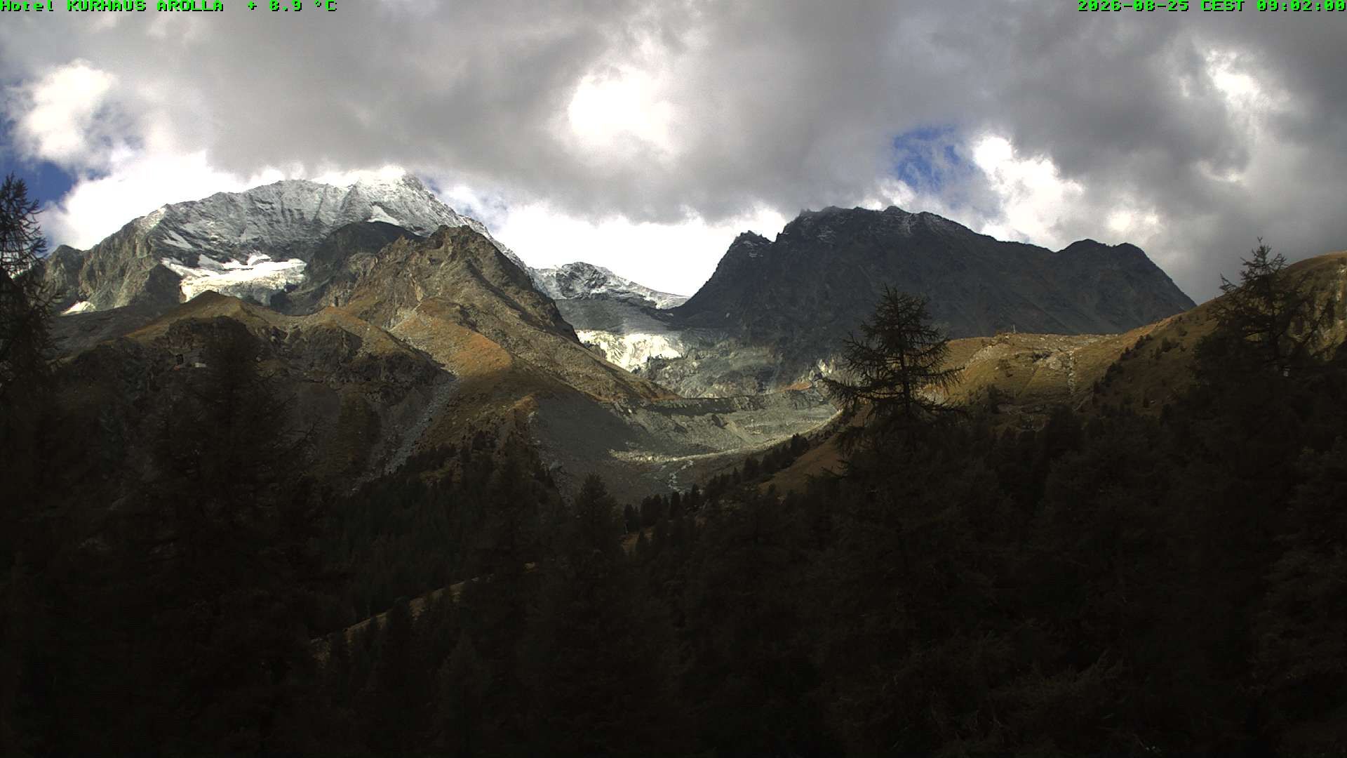 Evolène › Süden: Glacier du Mont Collon - Mont Collon - La Singla