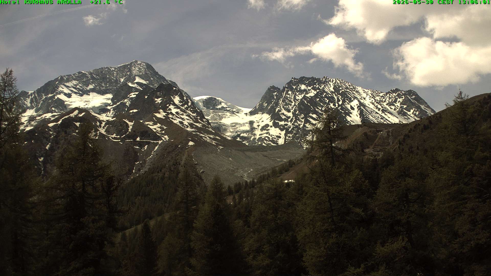 Evolène › Süden: Glacier du Mont Collon - Mont Collon - La Singla