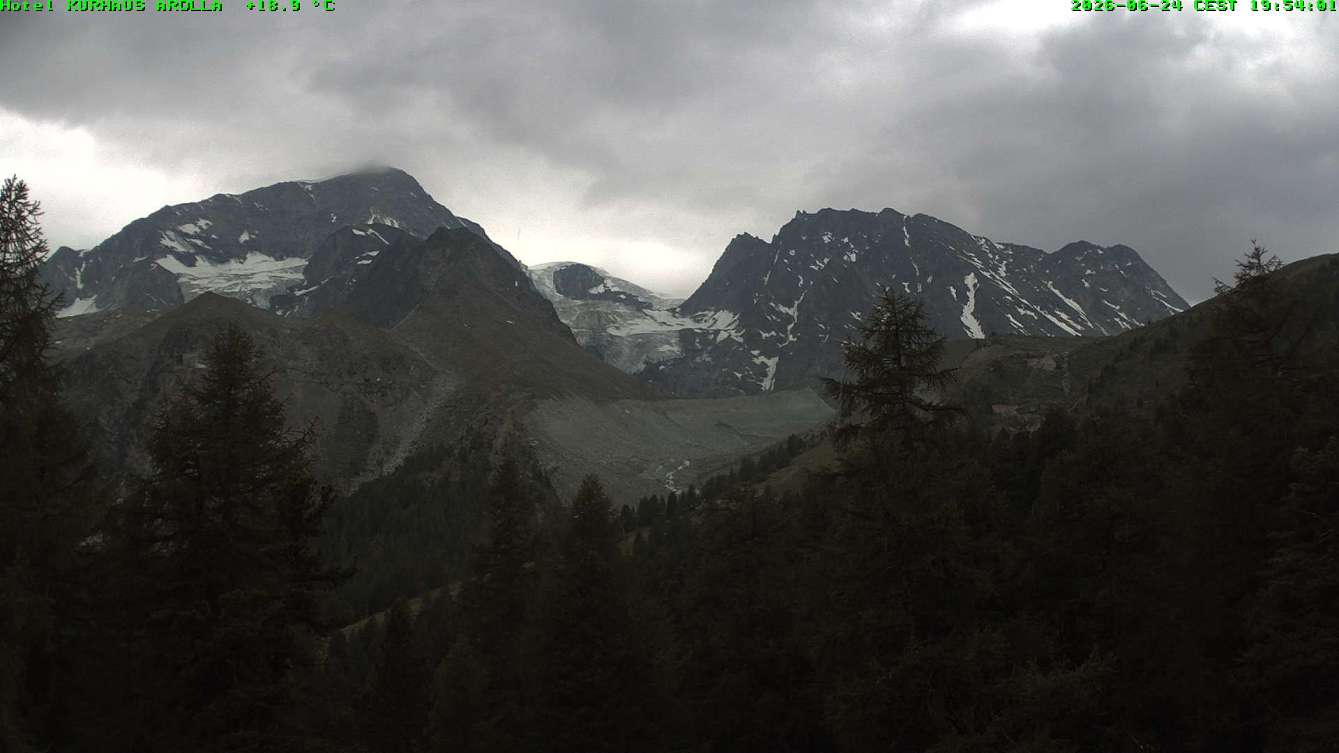 Evolène › Süden: Glacier du Mont Collon - Mont Collon - La Singla