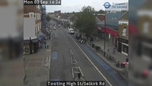 Tooting High St/Selkirk Rd: Traffic & Landscape Webcam