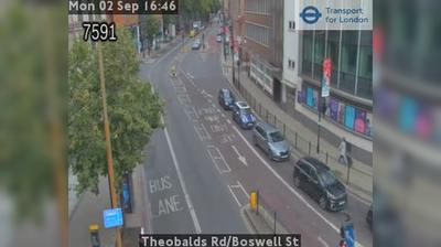 Theobalds Rd/Boswell St Traffic