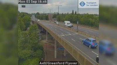 Greenford Flyover Traffic