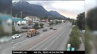 Smithers › North: Hwy in - at Main Street, looking north