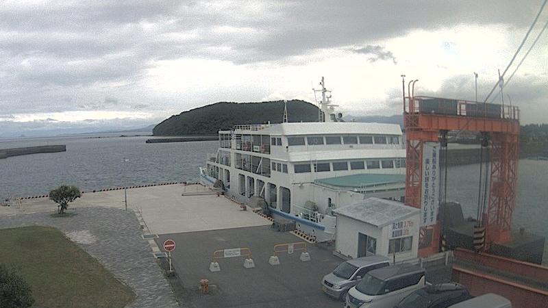 Oniike Ferry Port: Coastal Views and Weather Webcam