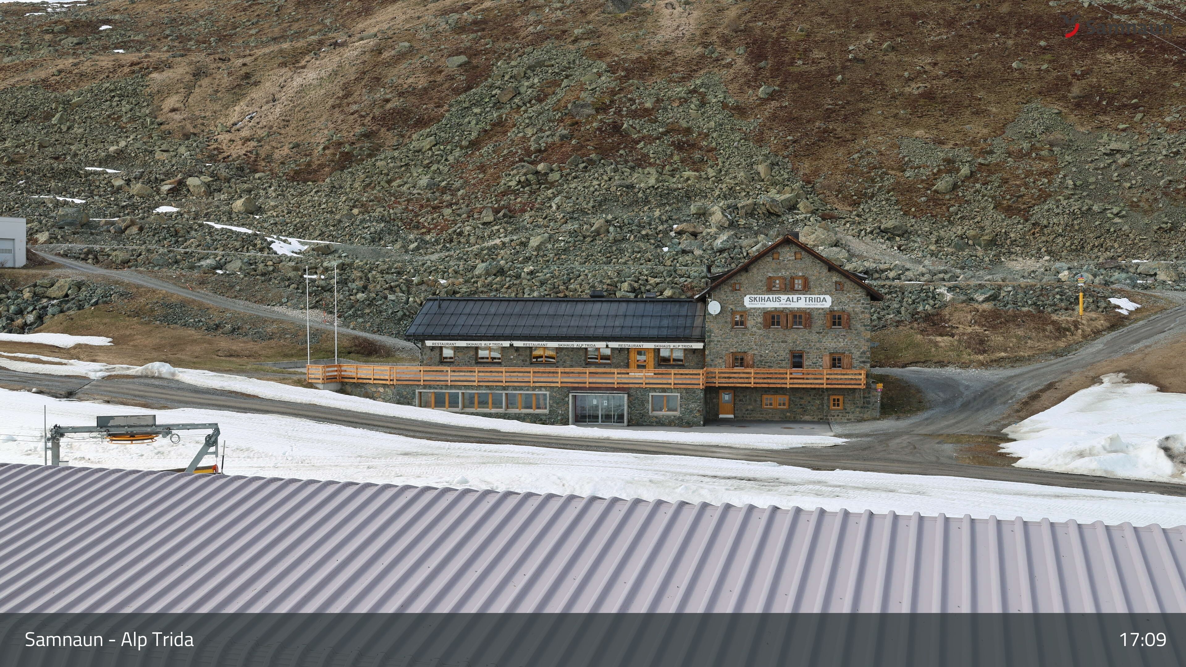 Compatsch: Samnaun - Alp Trida, Restaurant Skihaus