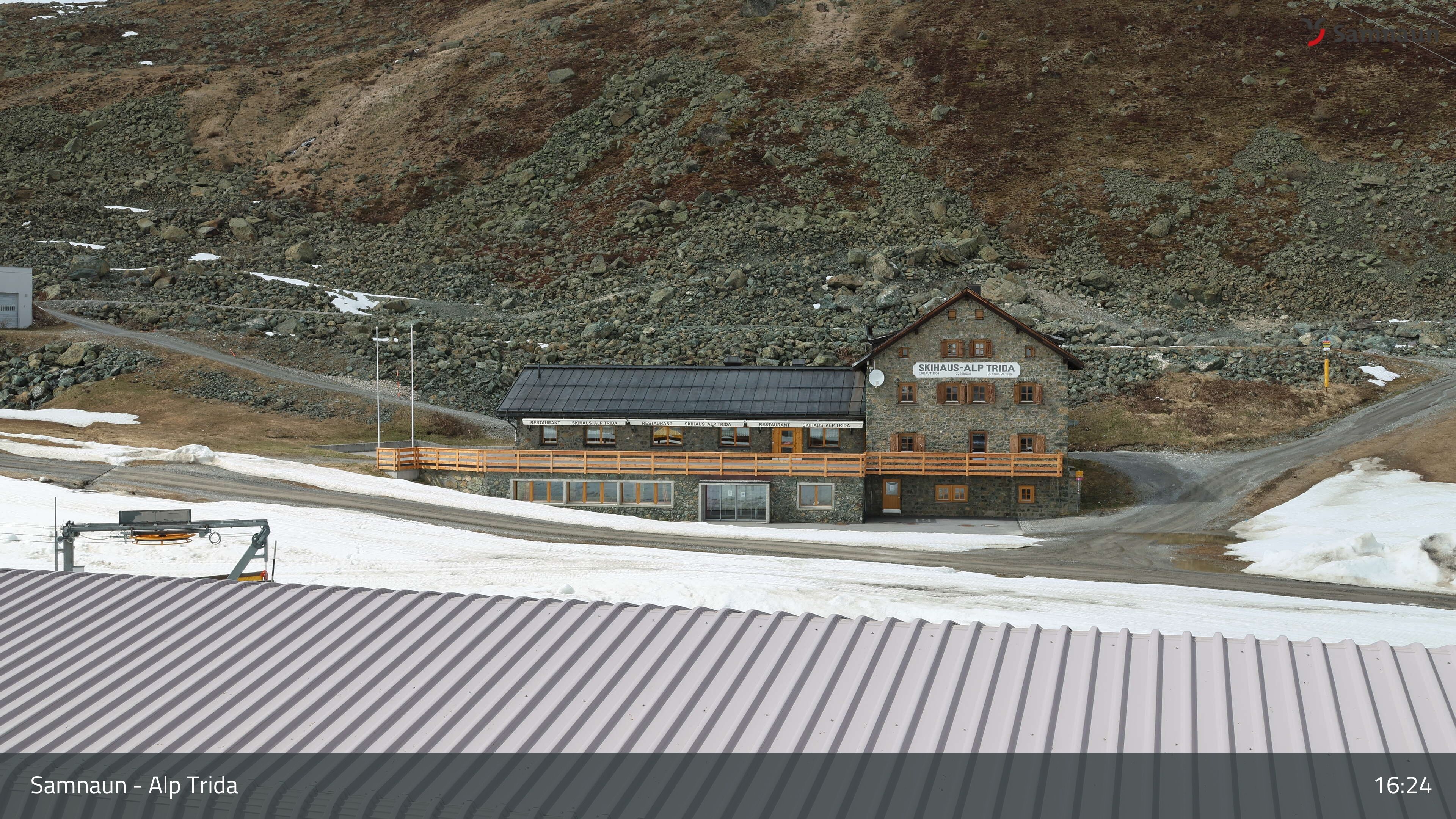 Compatsch: Samnaun - Alp Trida, Restaurant Skihaus