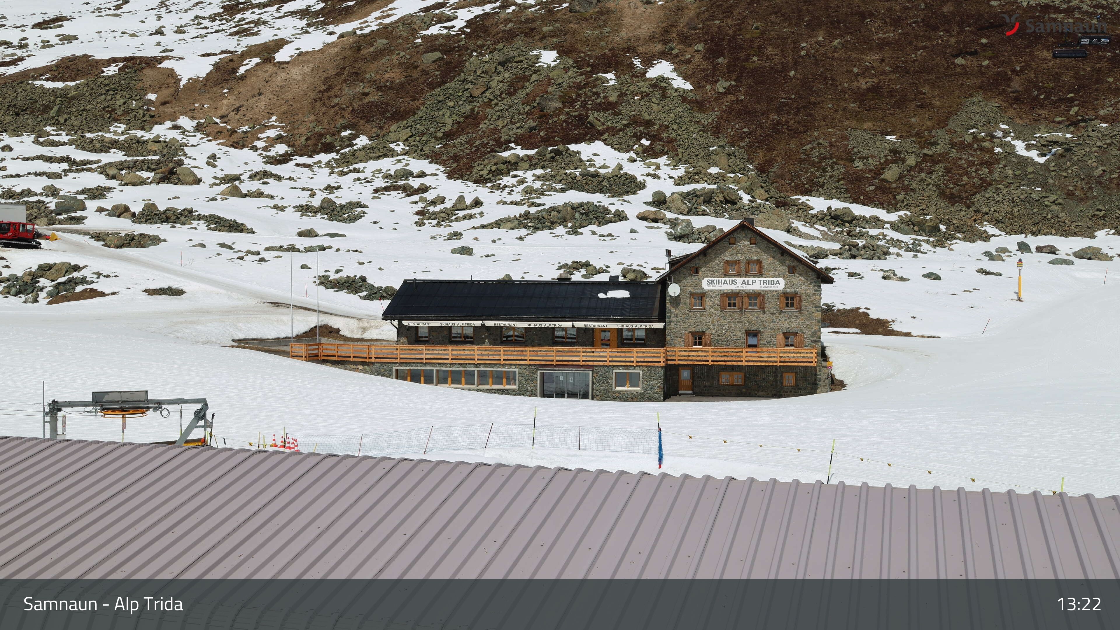 Compatsch: Samnaun - Alp Trida, Restaurant Skihaus