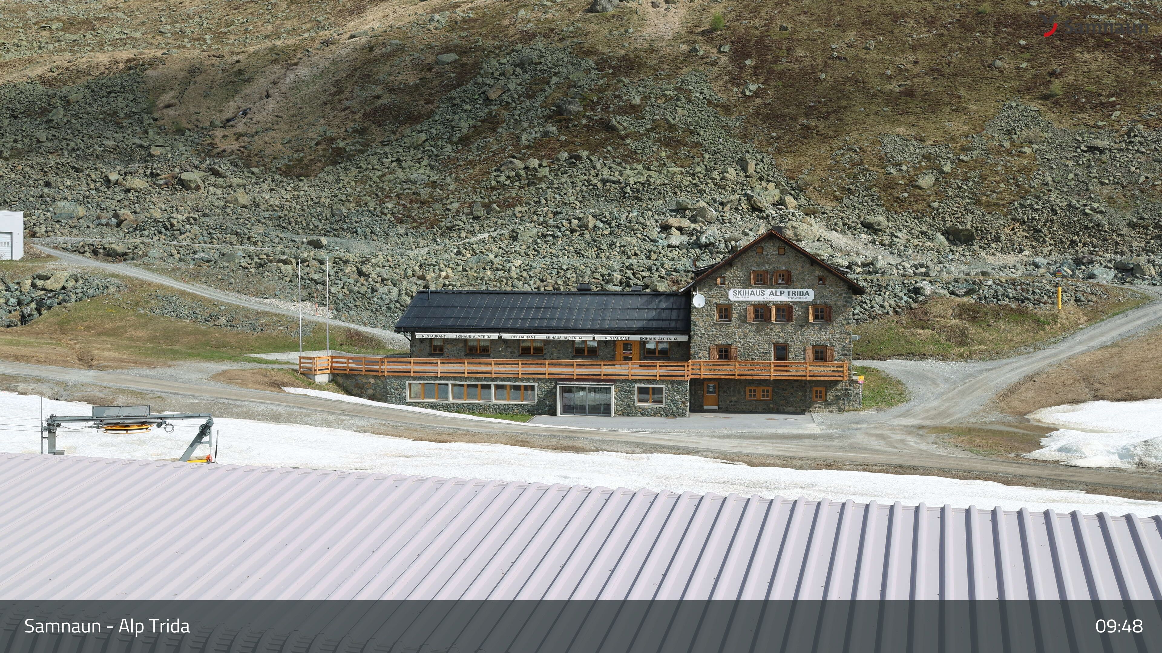 Compatsch: Samnaun - Alp Trida, Restaurant Skihaus