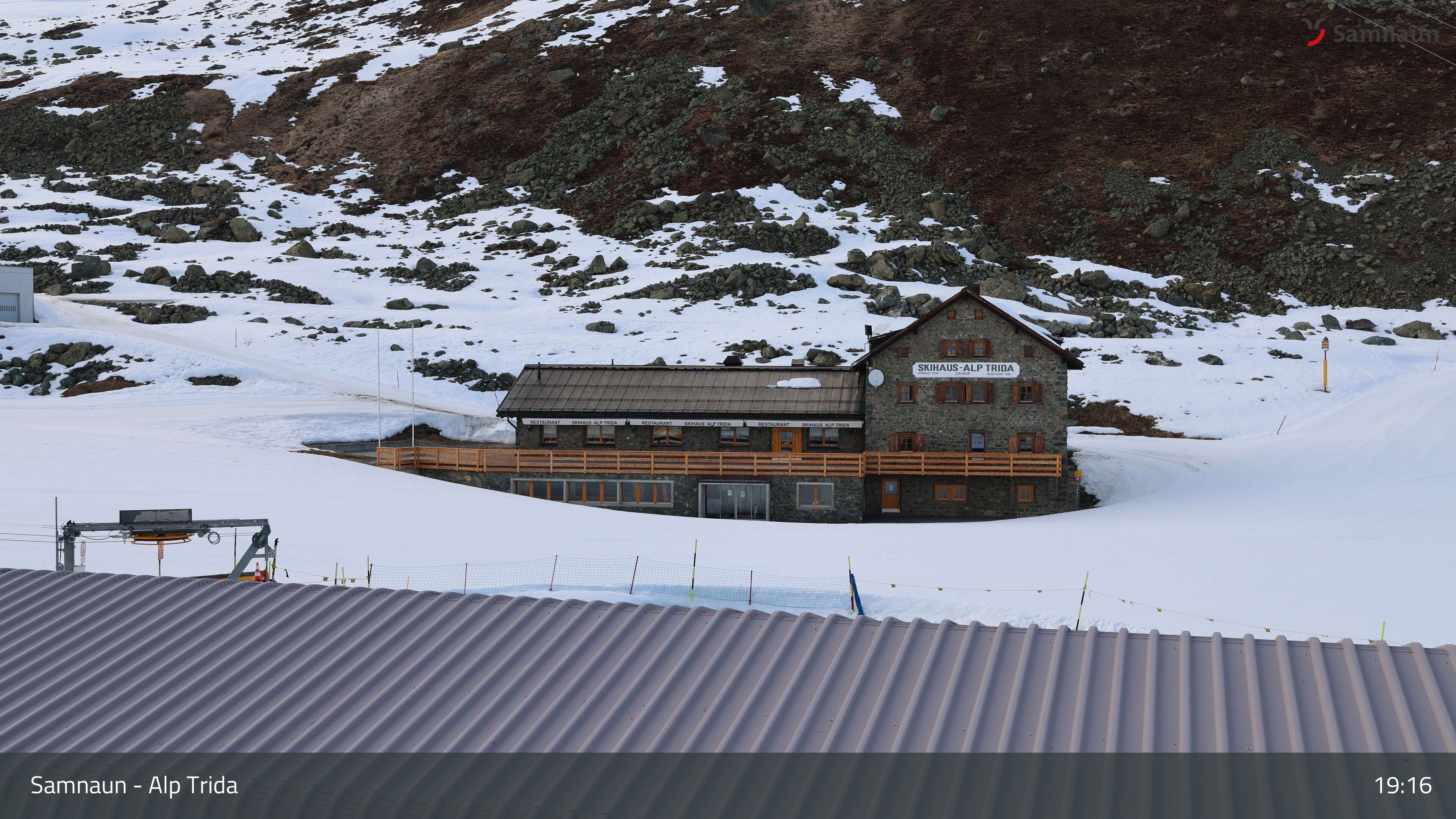 Compatsch: Samnaun - Alp Trida, Restaurant Skihaus