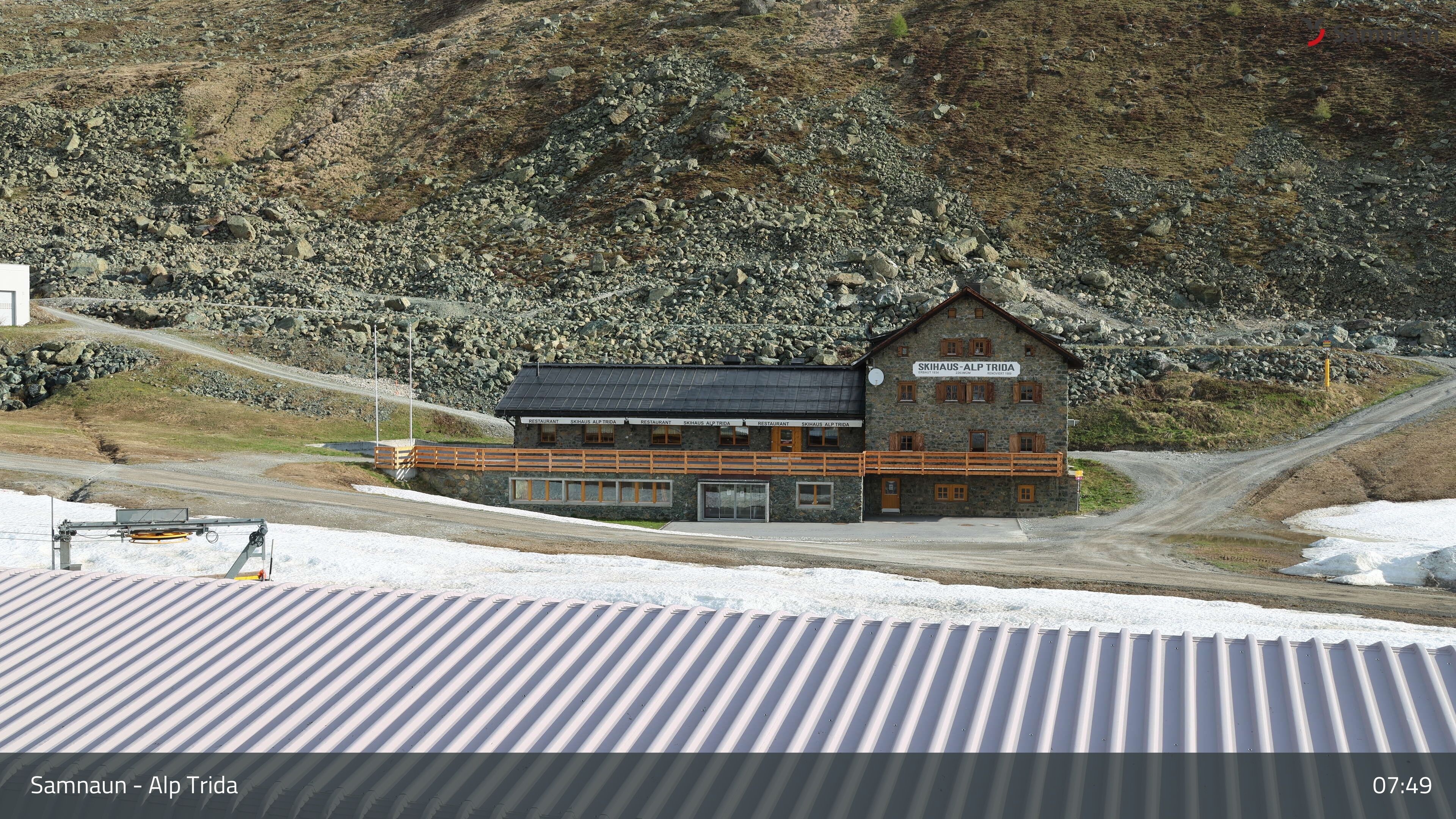 Compatsch: Samnaun - Alp Trida, Restaurant Skihaus