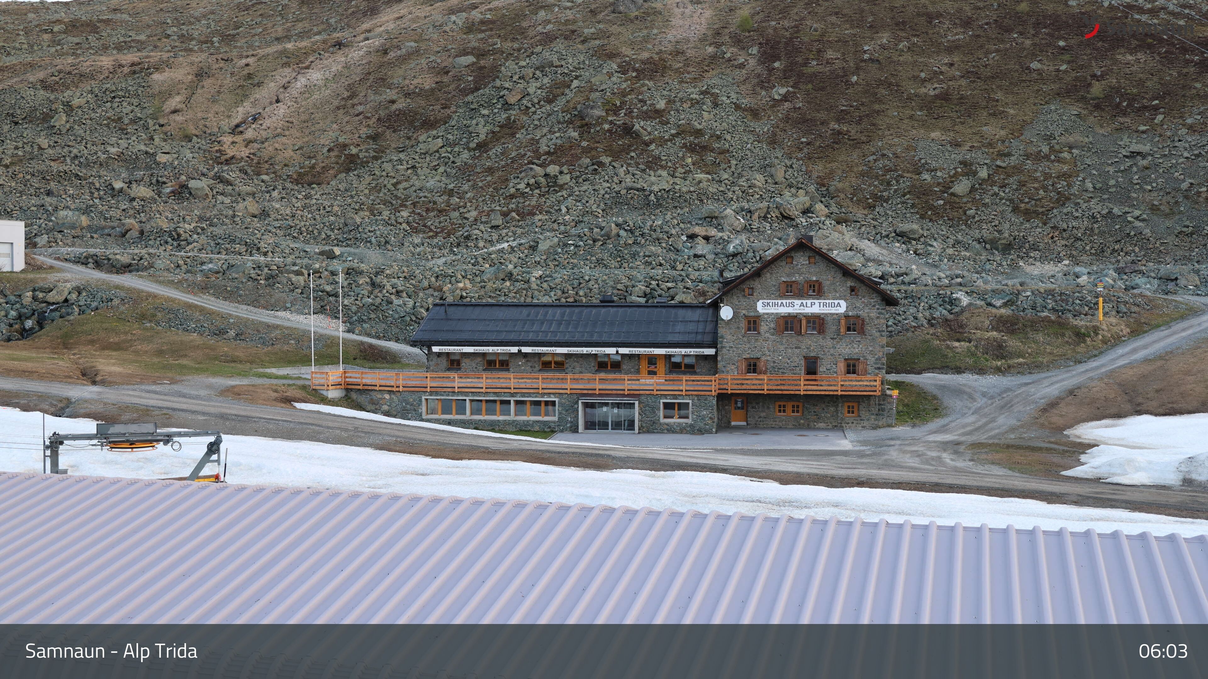 Compatsch: Samnaun - Alp Trida, Restaurant Skihaus