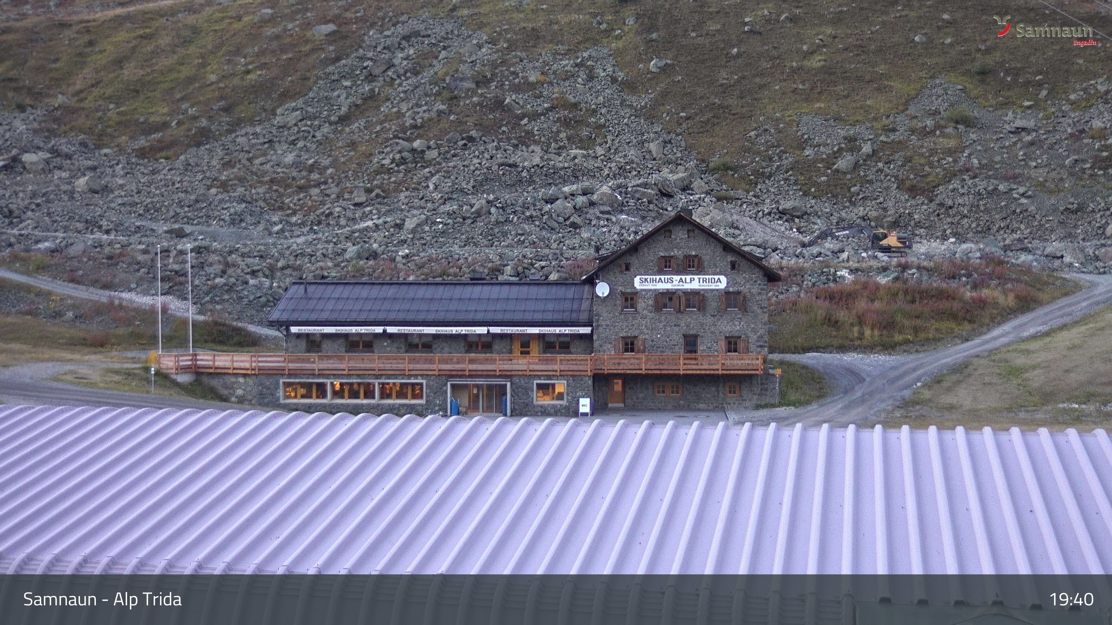 Compatsch: Samnaun - Alp Trida, Restaurant Skihaus