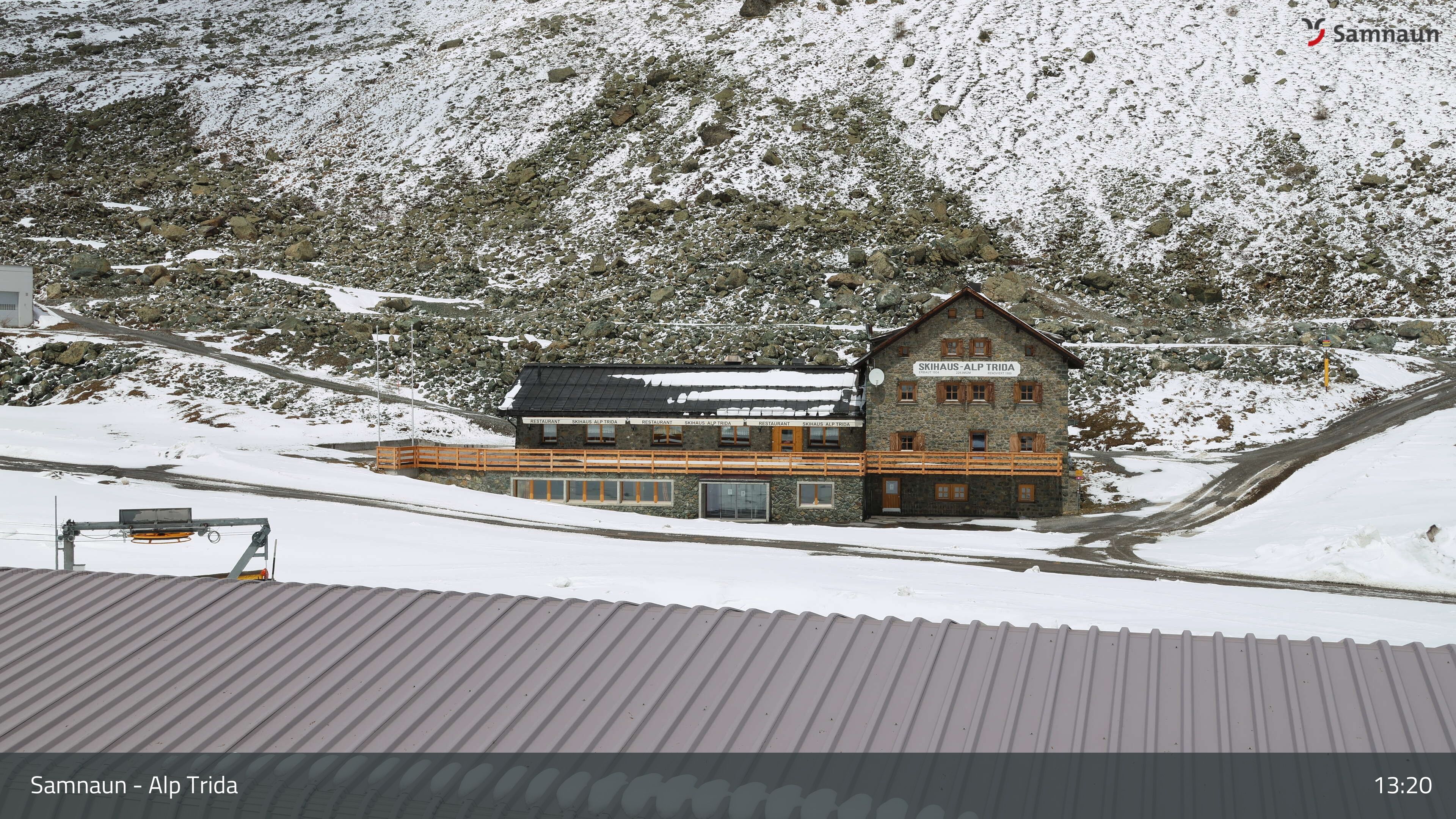 Compatsch: Samnaun - Alp Trida, Restaurant Skihaus