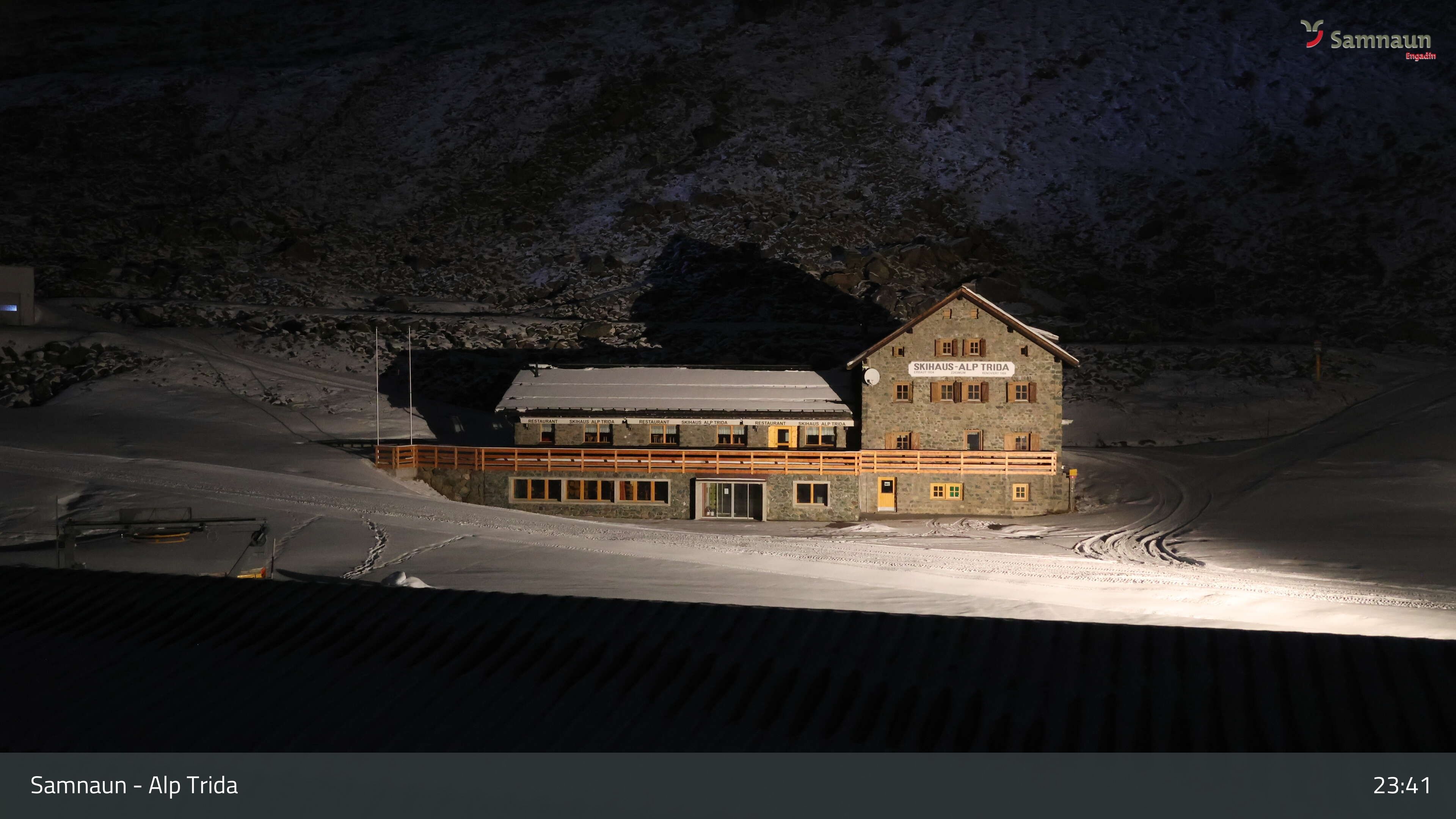 Compatsch: Samnaun - Alp Trida, Restaurant Skihaus