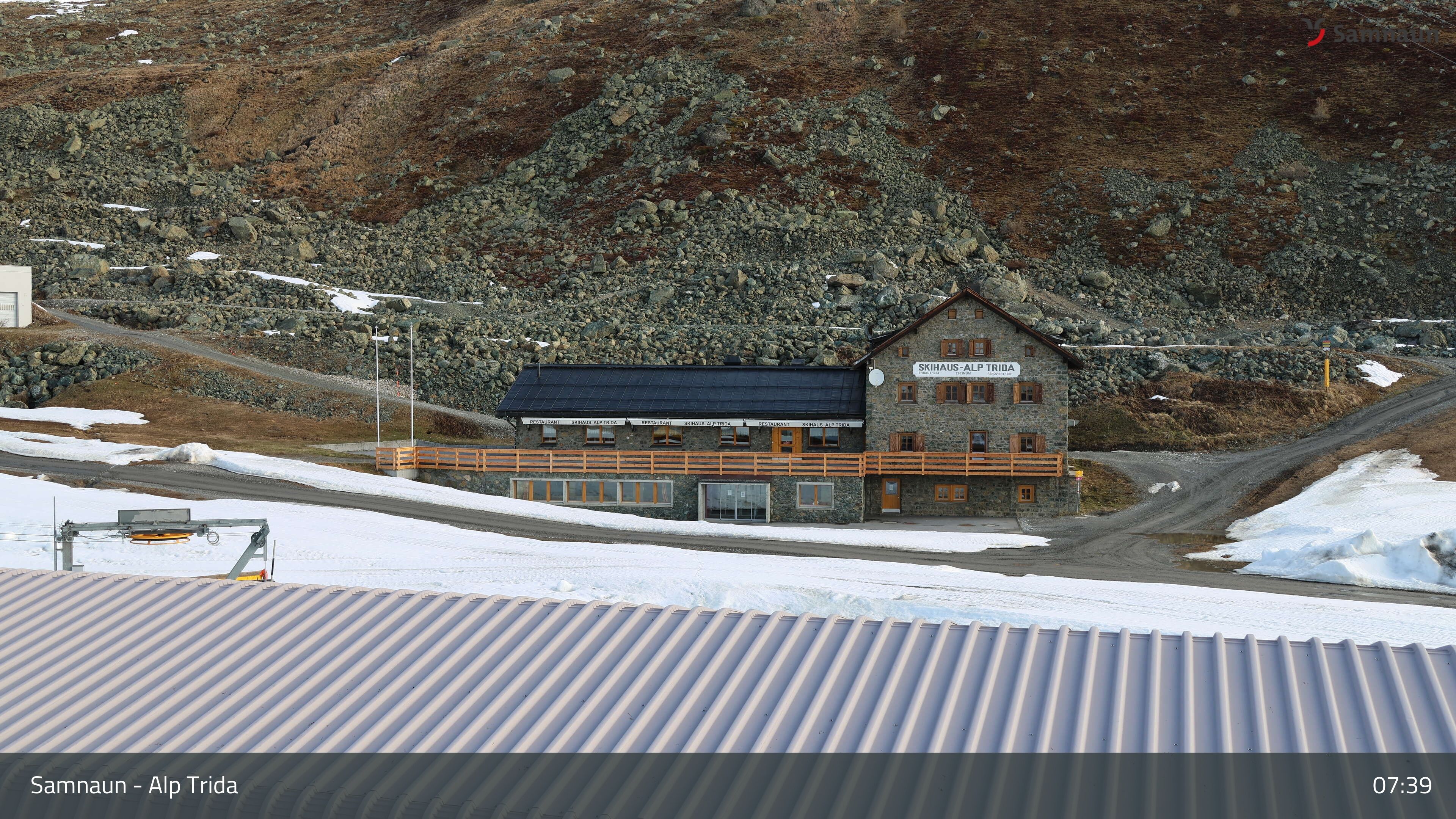 Compatsch: Samnaun - Alp Trida, Restaurant Skihaus