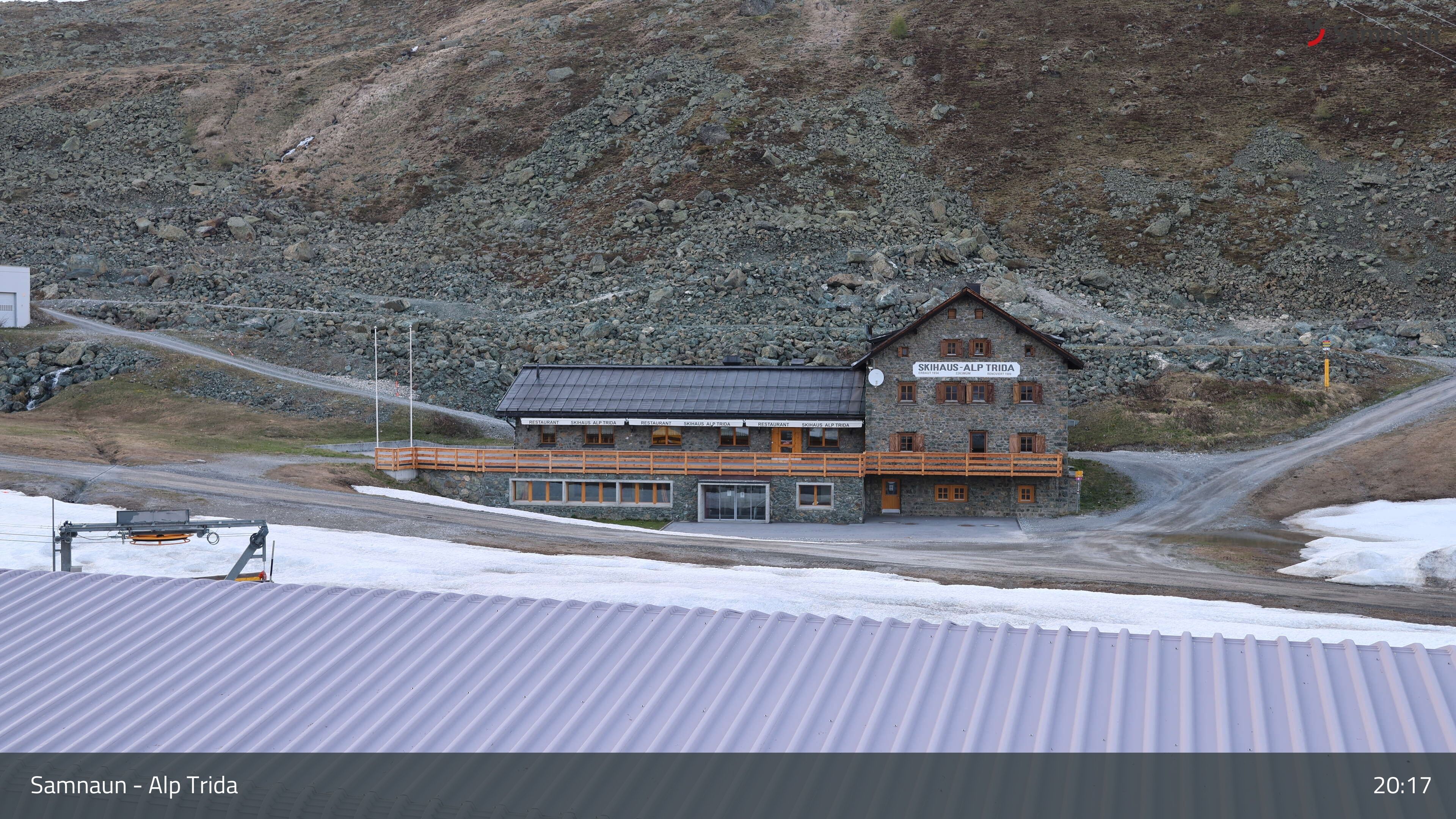 Compatsch: Samnaun - Alp Trida, Restaurant Skihaus