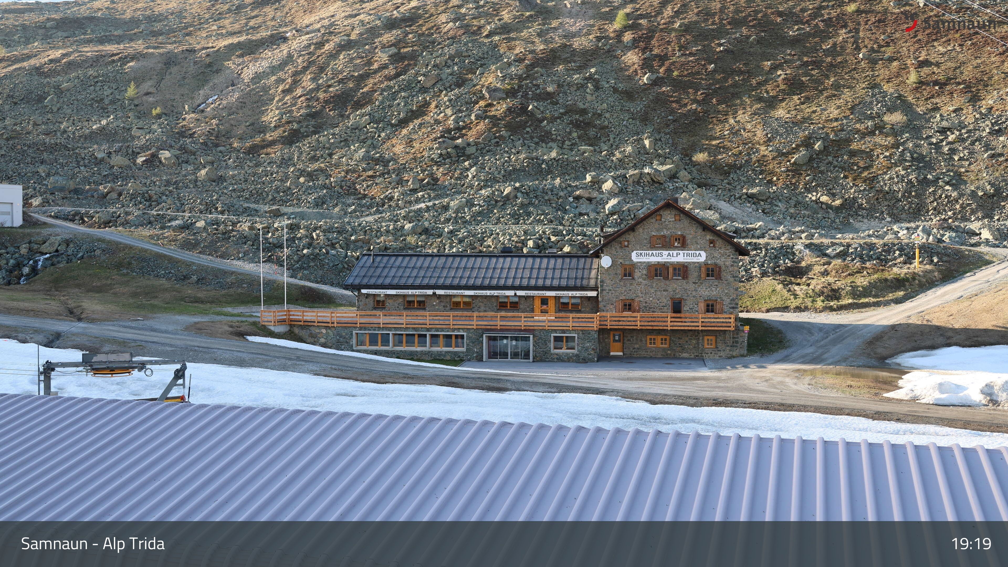 Compatsch: Samnaun - Alp Trida, Restaurant Skihaus