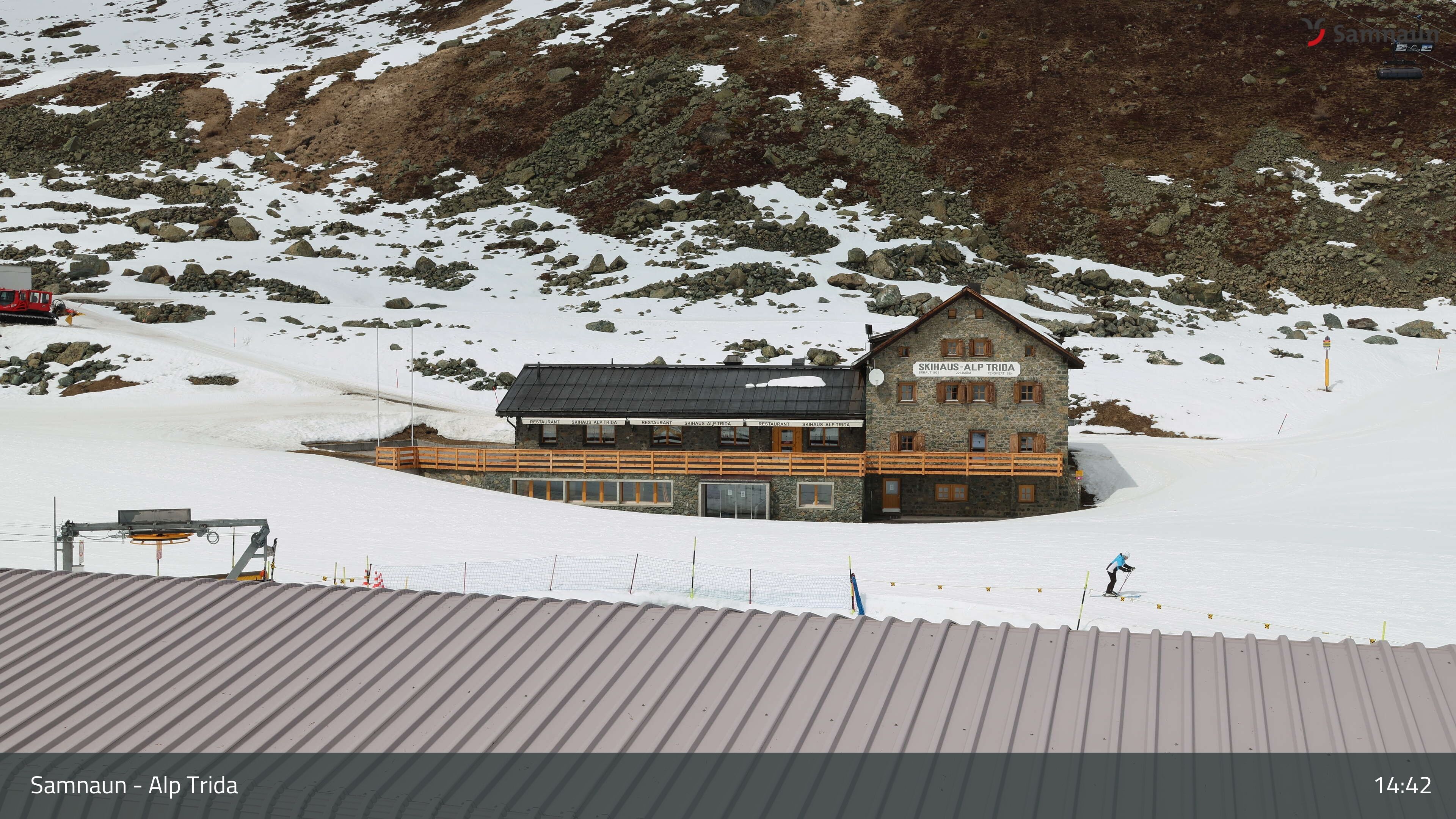 Compatsch: Samnaun - Alp Trida, Restaurant Skihaus