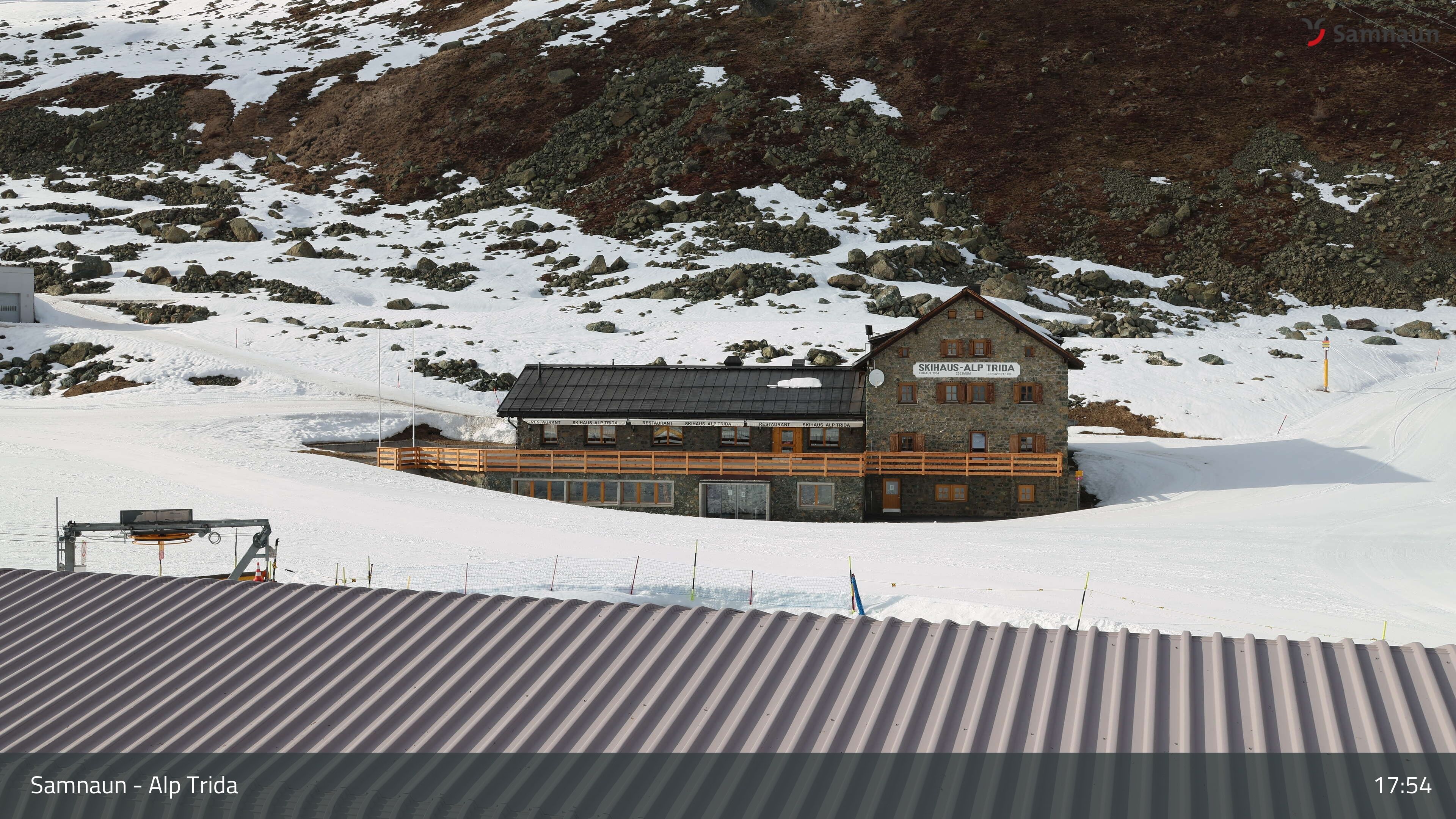 Compatsch: Samnaun - Alp Trida, Restaurant Skihaus