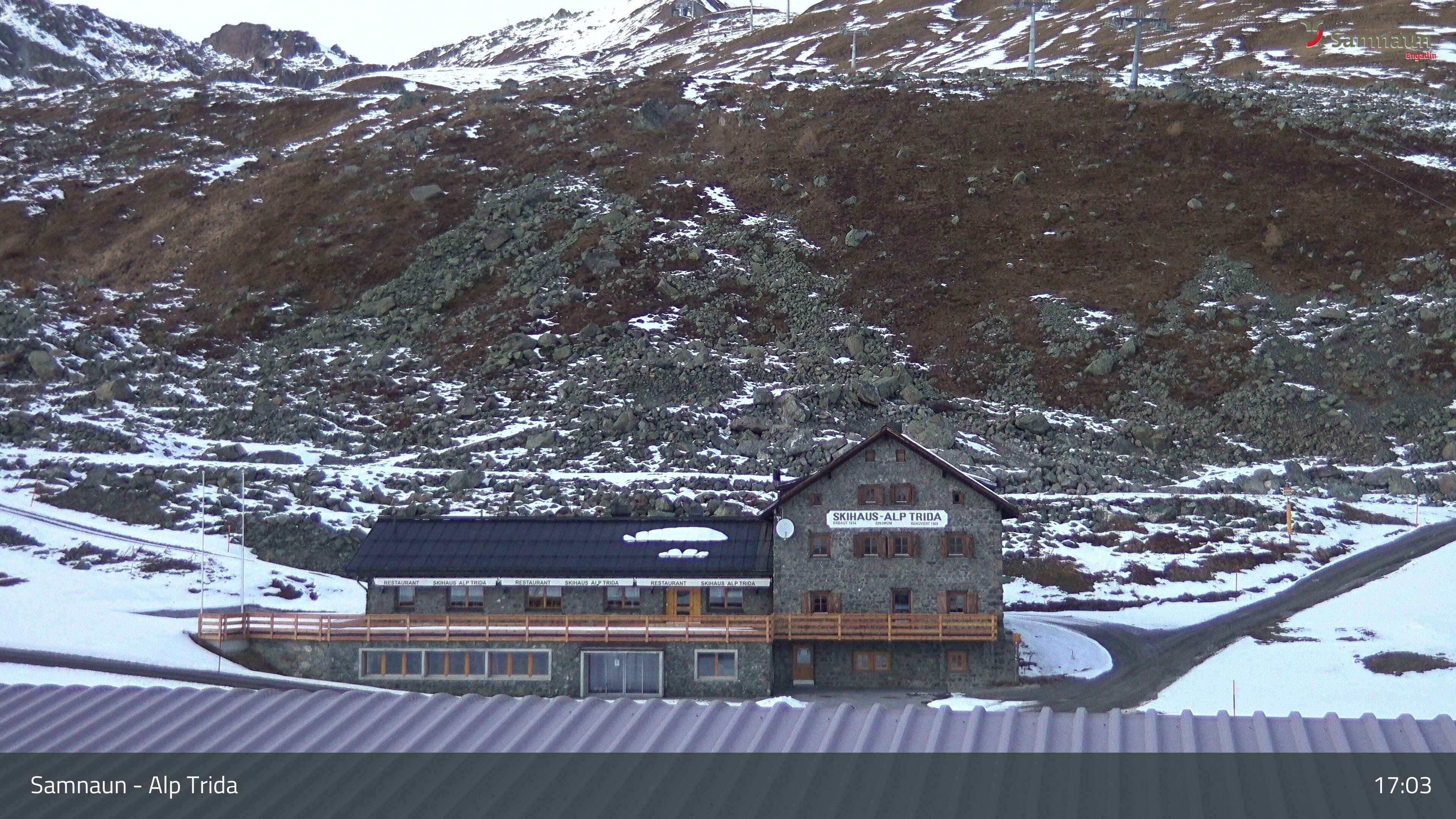 Compatsch: Samnaun - Alp Trida, Restaurant Skihaus