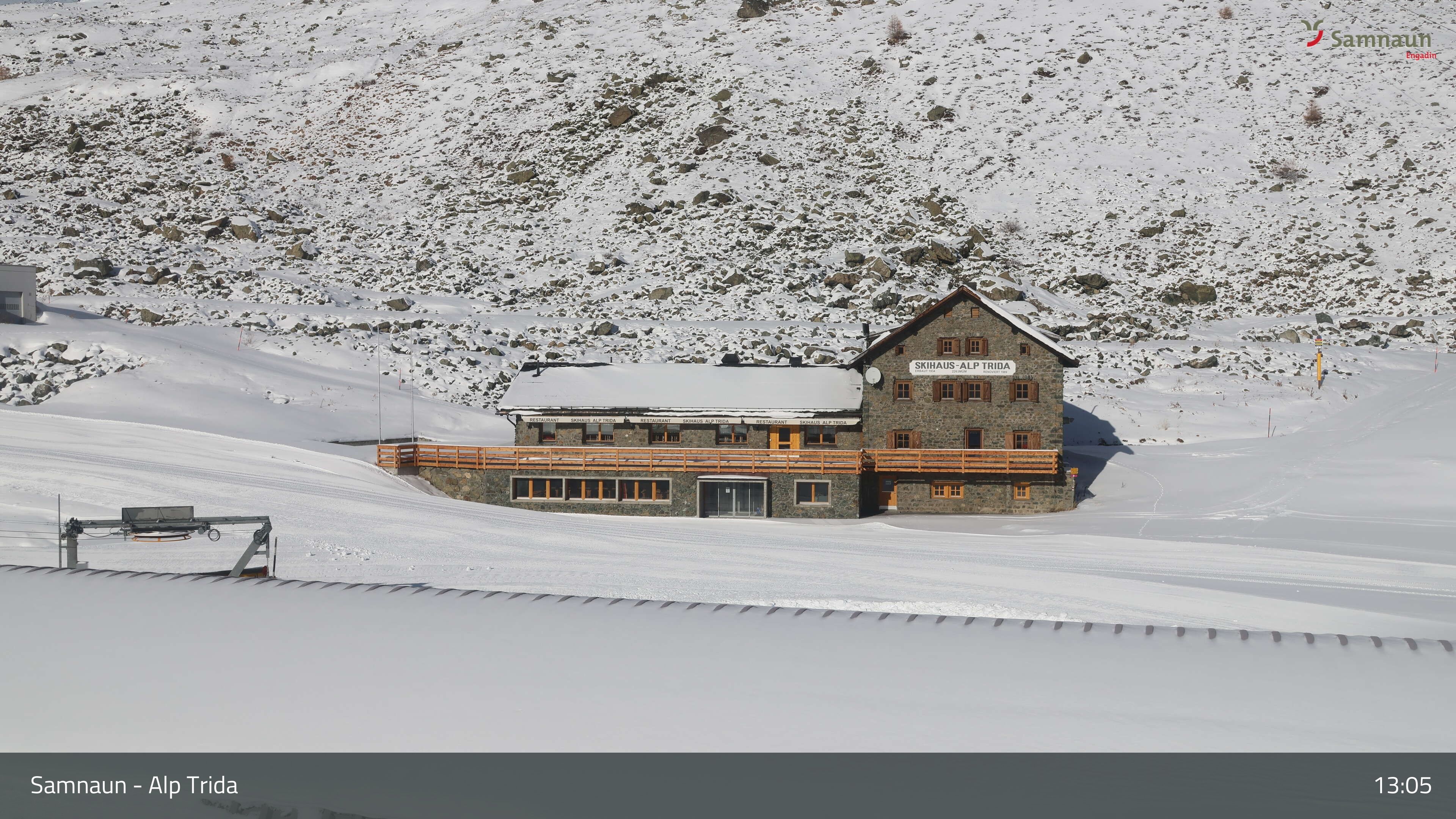 Compatsch: Samnaun - Alp Trida, Restaurant Skihaus