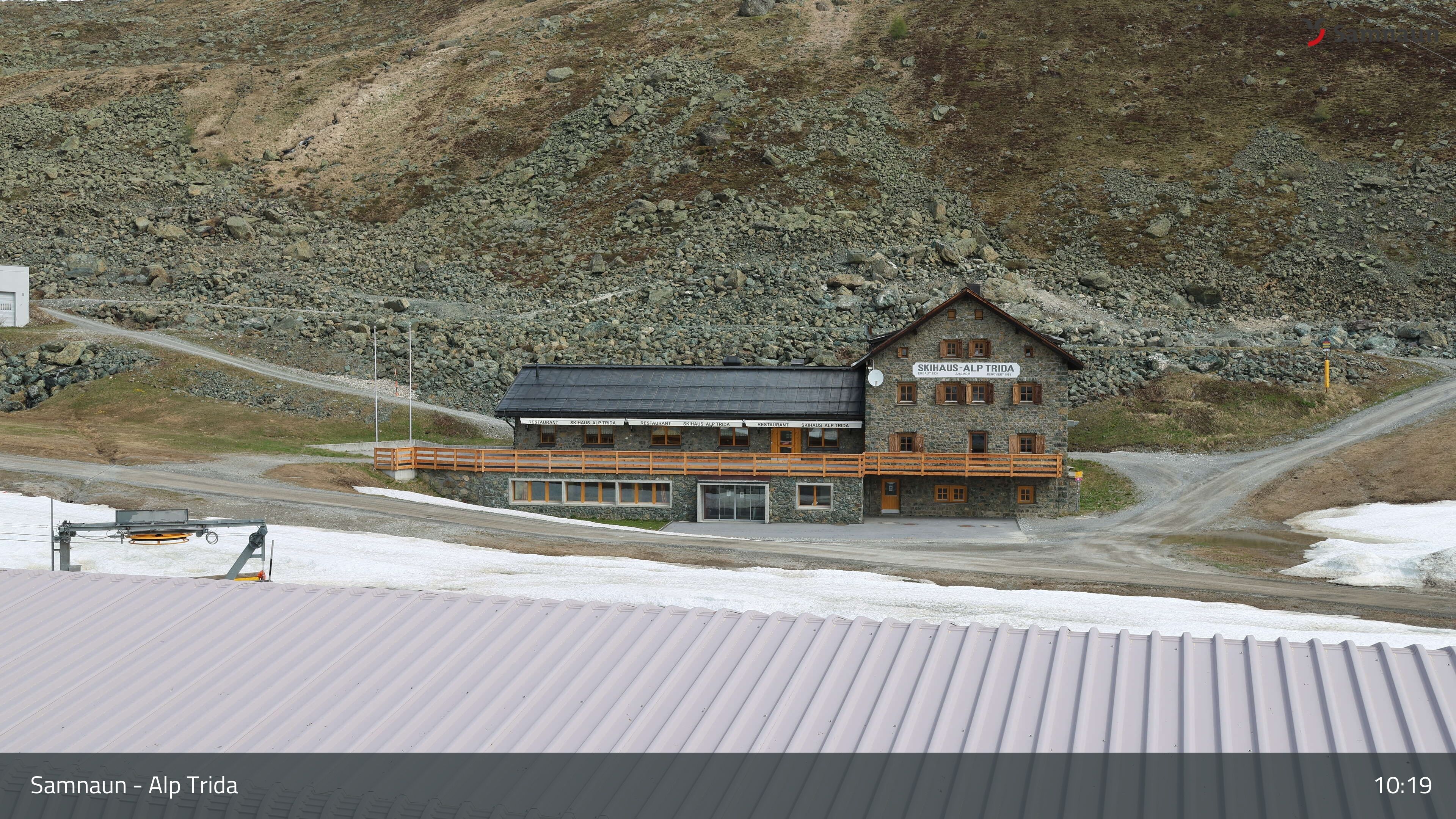 Compatsch: Samnaun - Alp Trida, Restaurant Skihaus