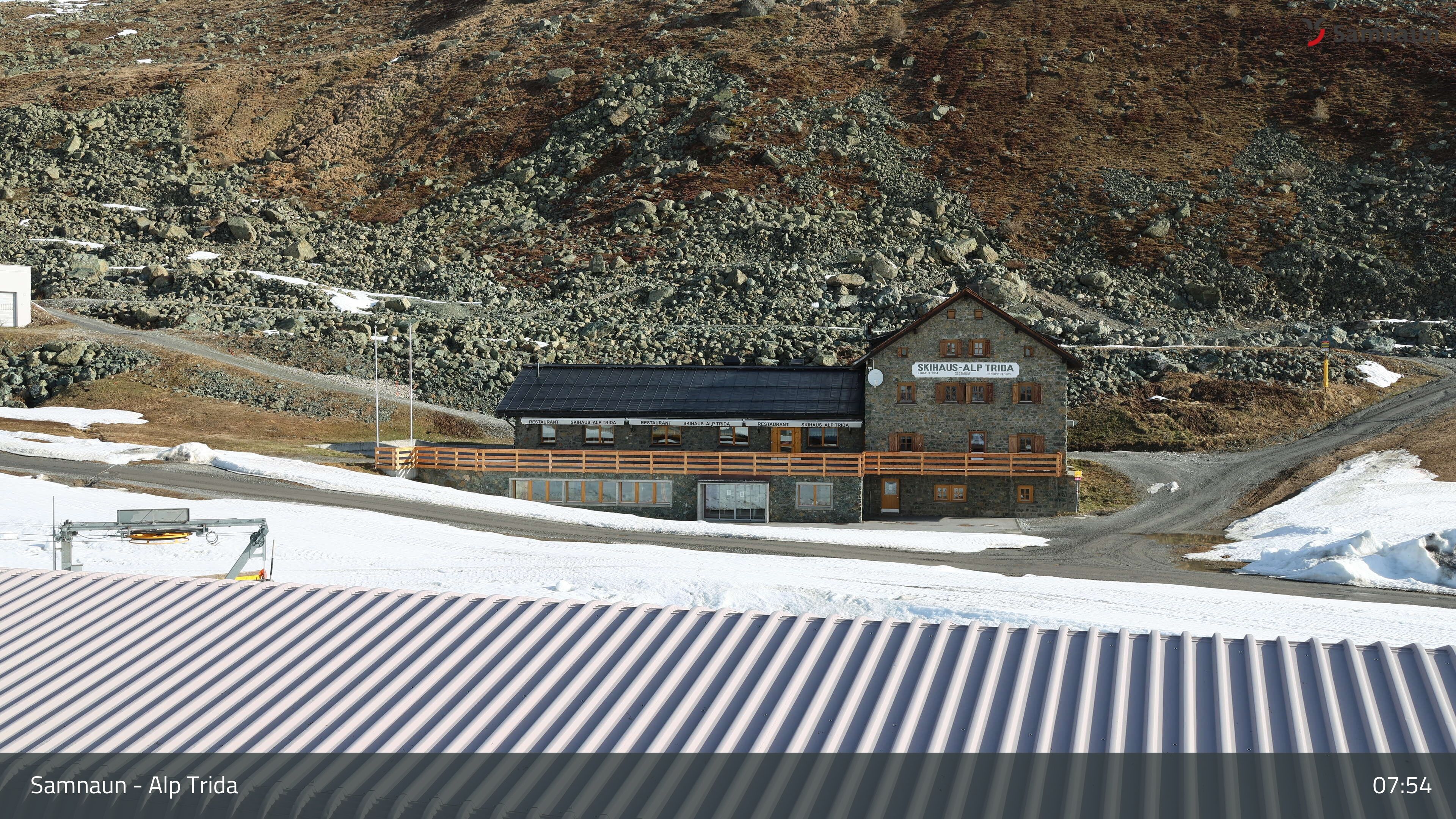 Compatsch: Samnaun - Alp Trida, Restaurant Skihaus