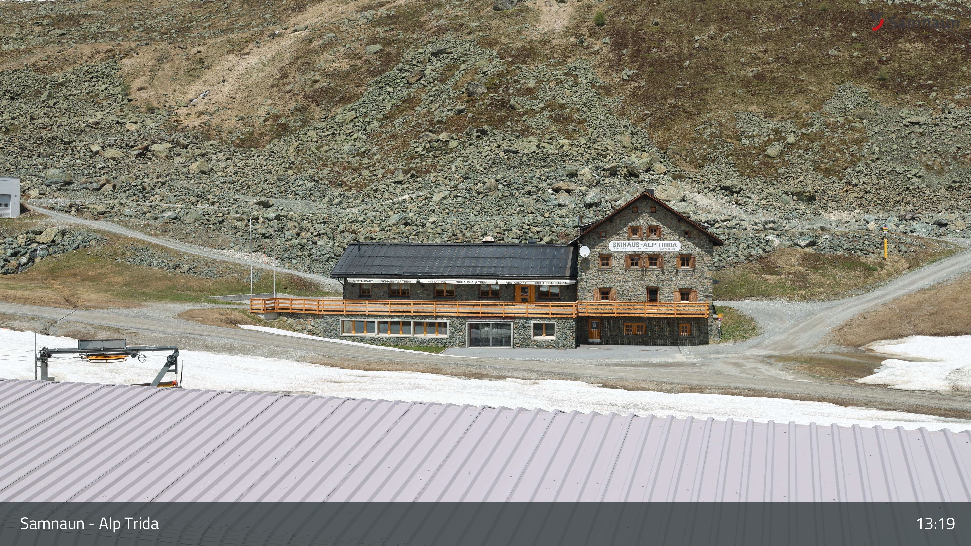 Compatsch: Samnaun - Alp Trida, Restaurant Skihaus
