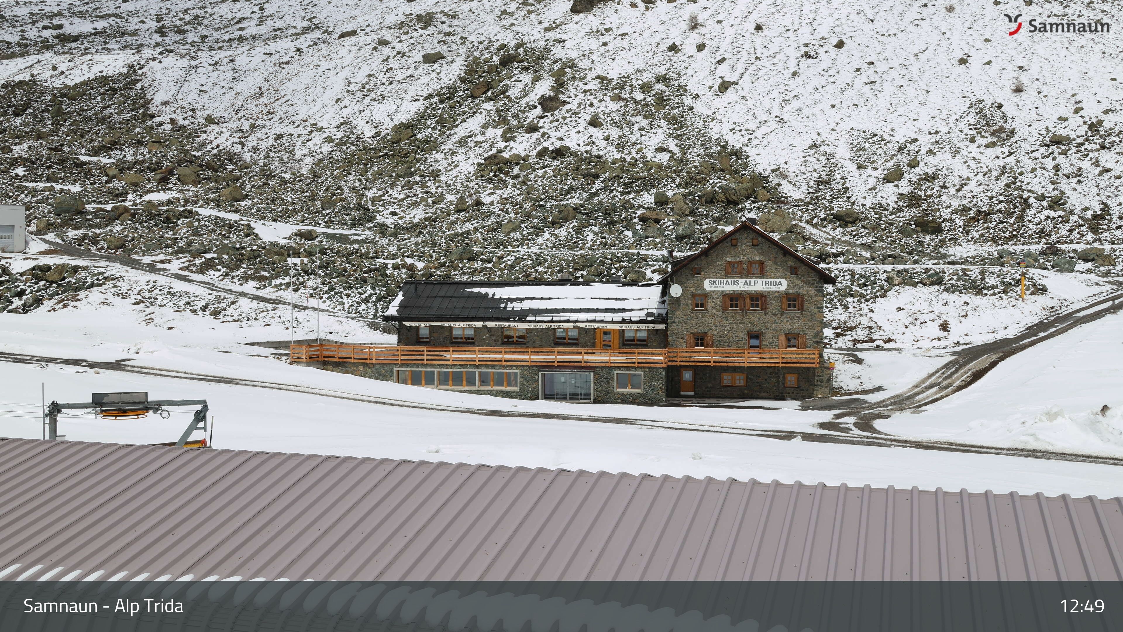 Compatsch: Samnaun - Alp Trida, Restaurant Skihaus