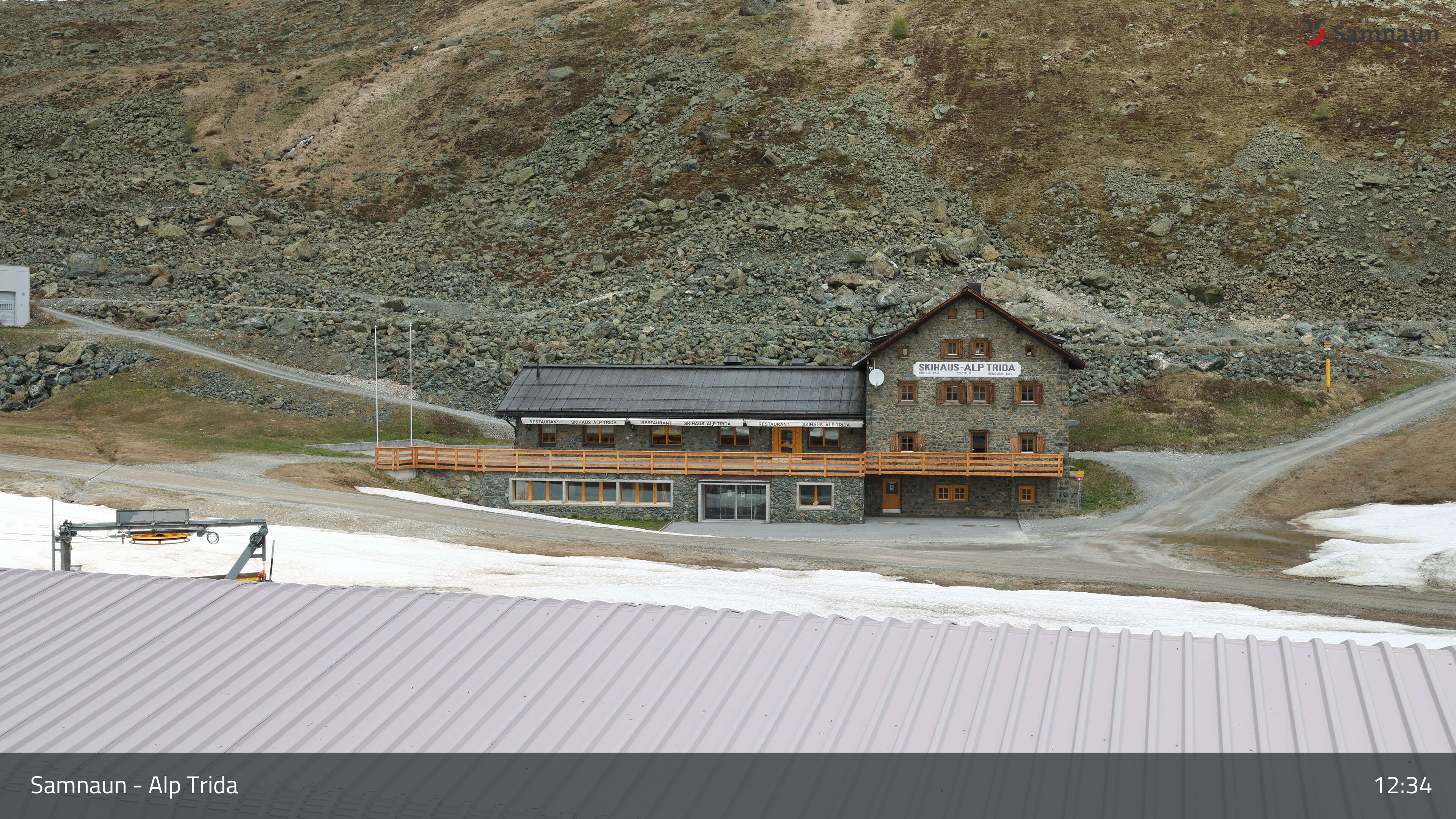 Compatsch: Samnaun - Alp Trida, Restaurant Skihaus