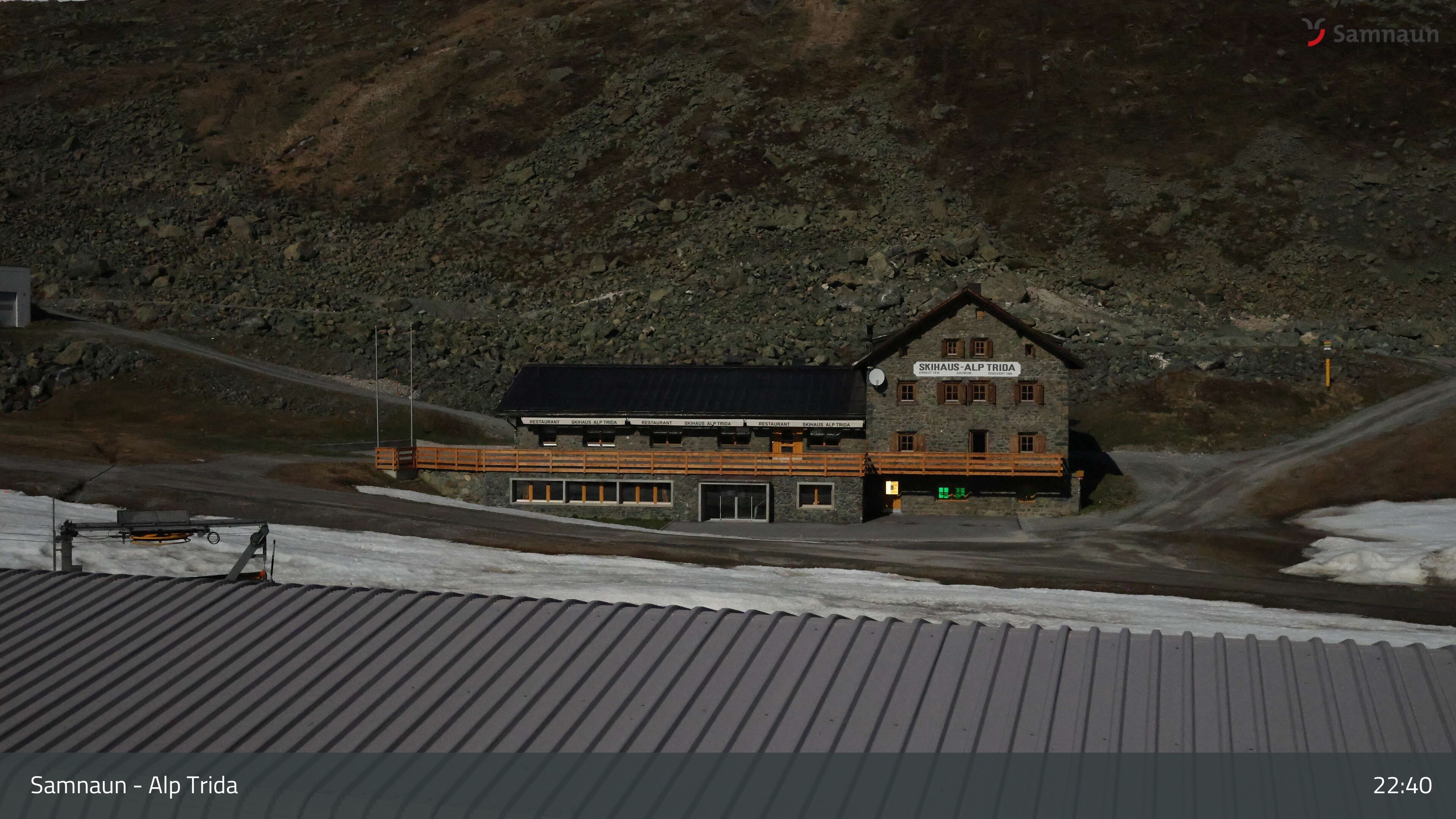 Compatsch: Samnaun - Alp Trida, Restaurant Skihaus