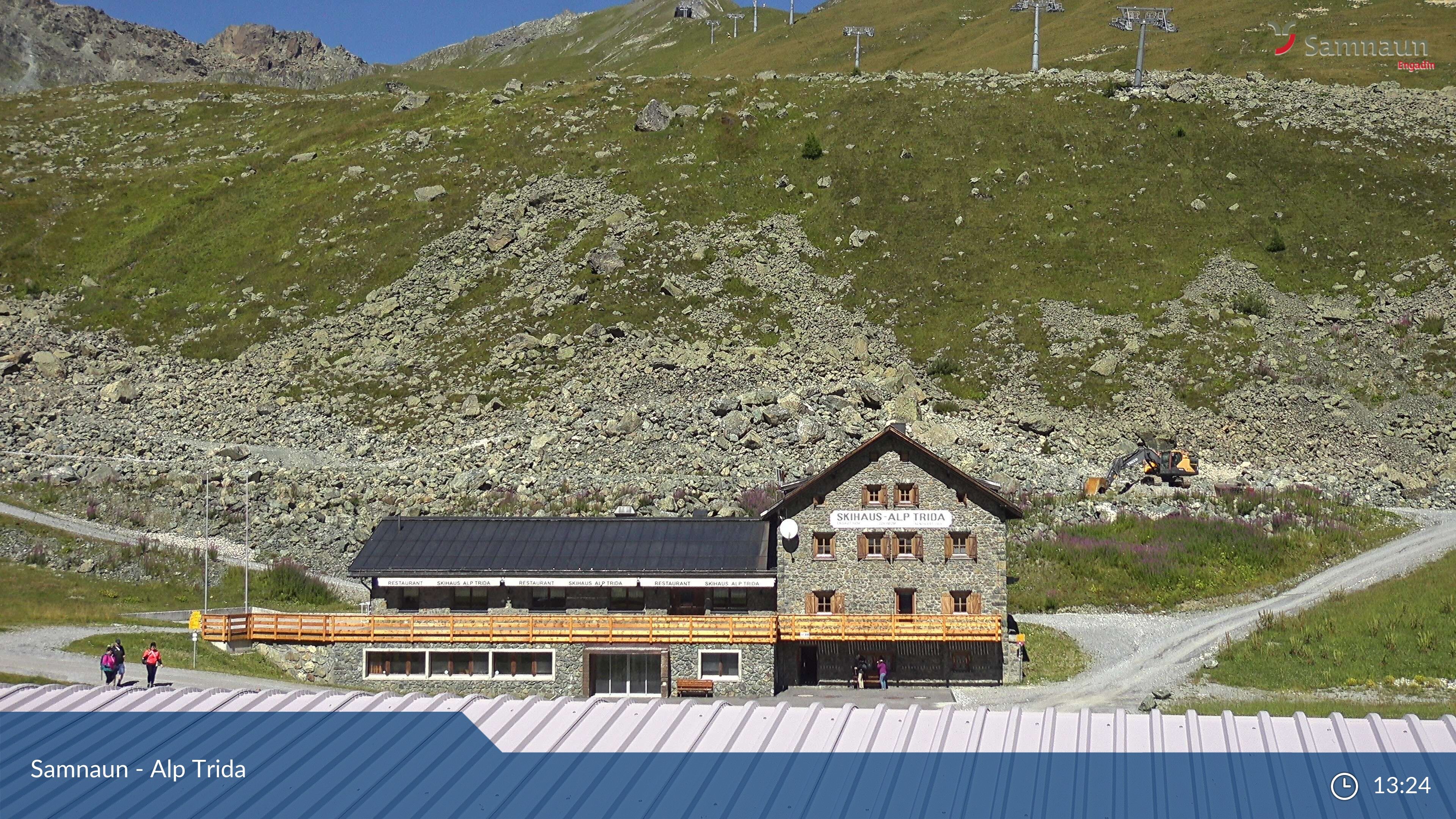 Compatsch: Samnaun - Alp Trida, Restaurant Skihaus