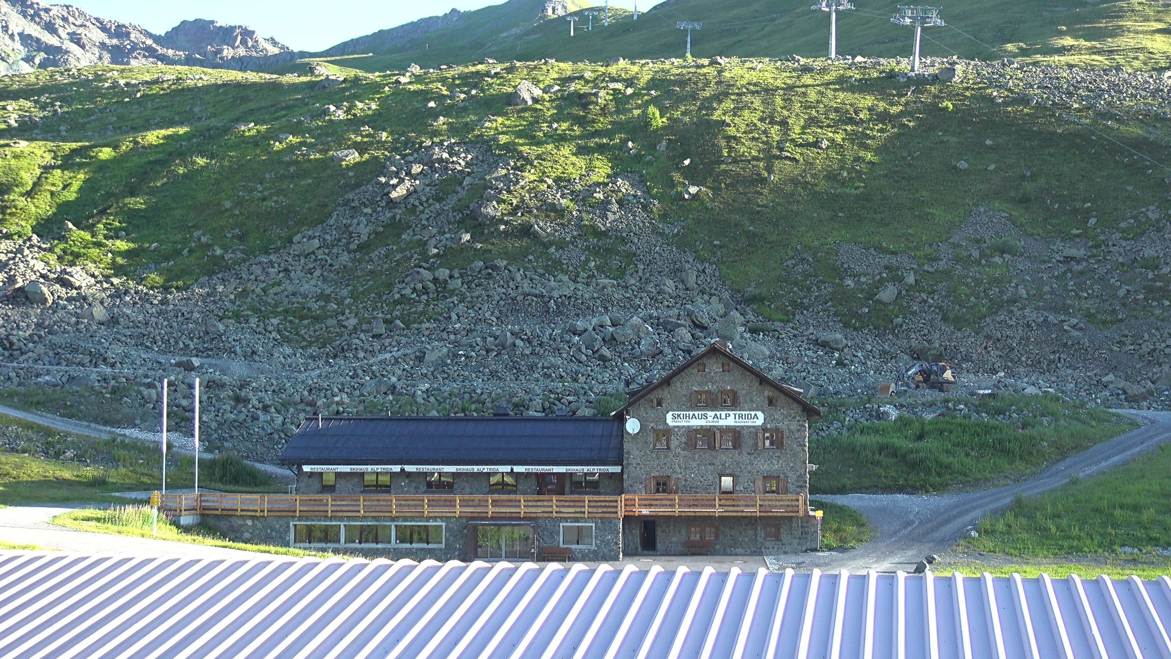 Compatsch: Samnaun - Alp Trida, Restaurant Skihaus