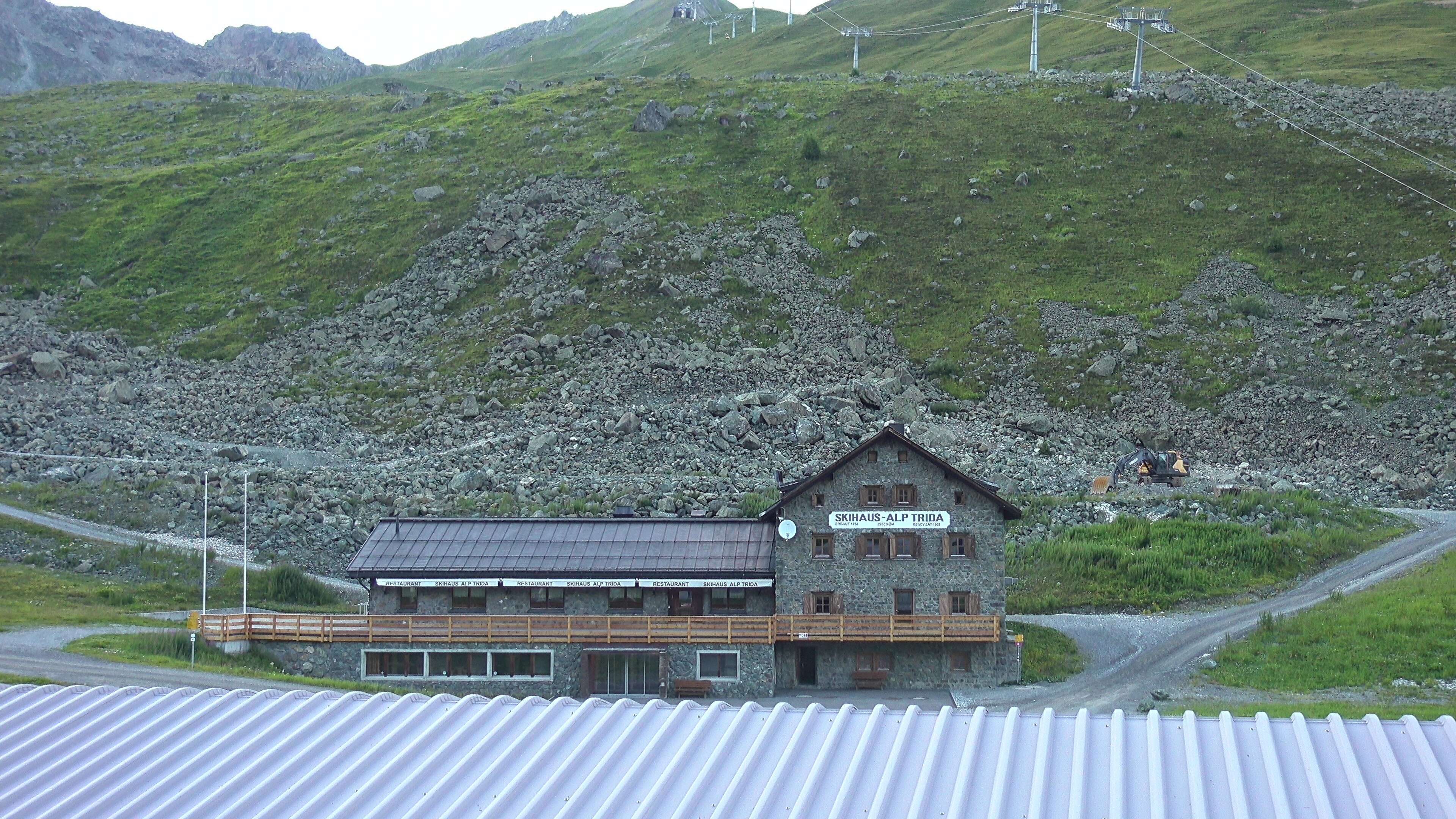 Compatsch: Samnaun - Alp Trida, Restaurant Skihaus