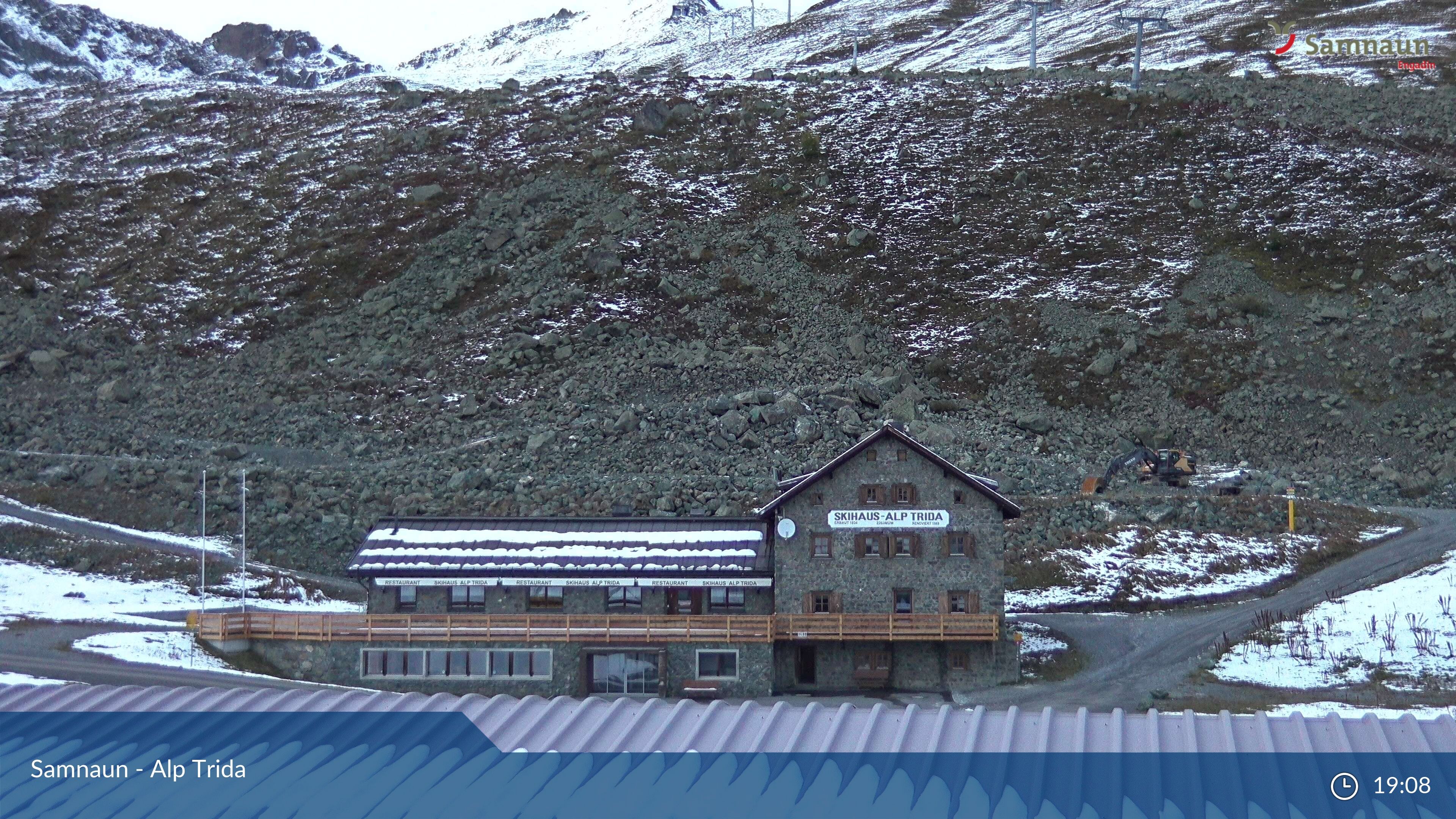 Compatsch: Samnaun - Alp Trida, Restaurant Skihaus