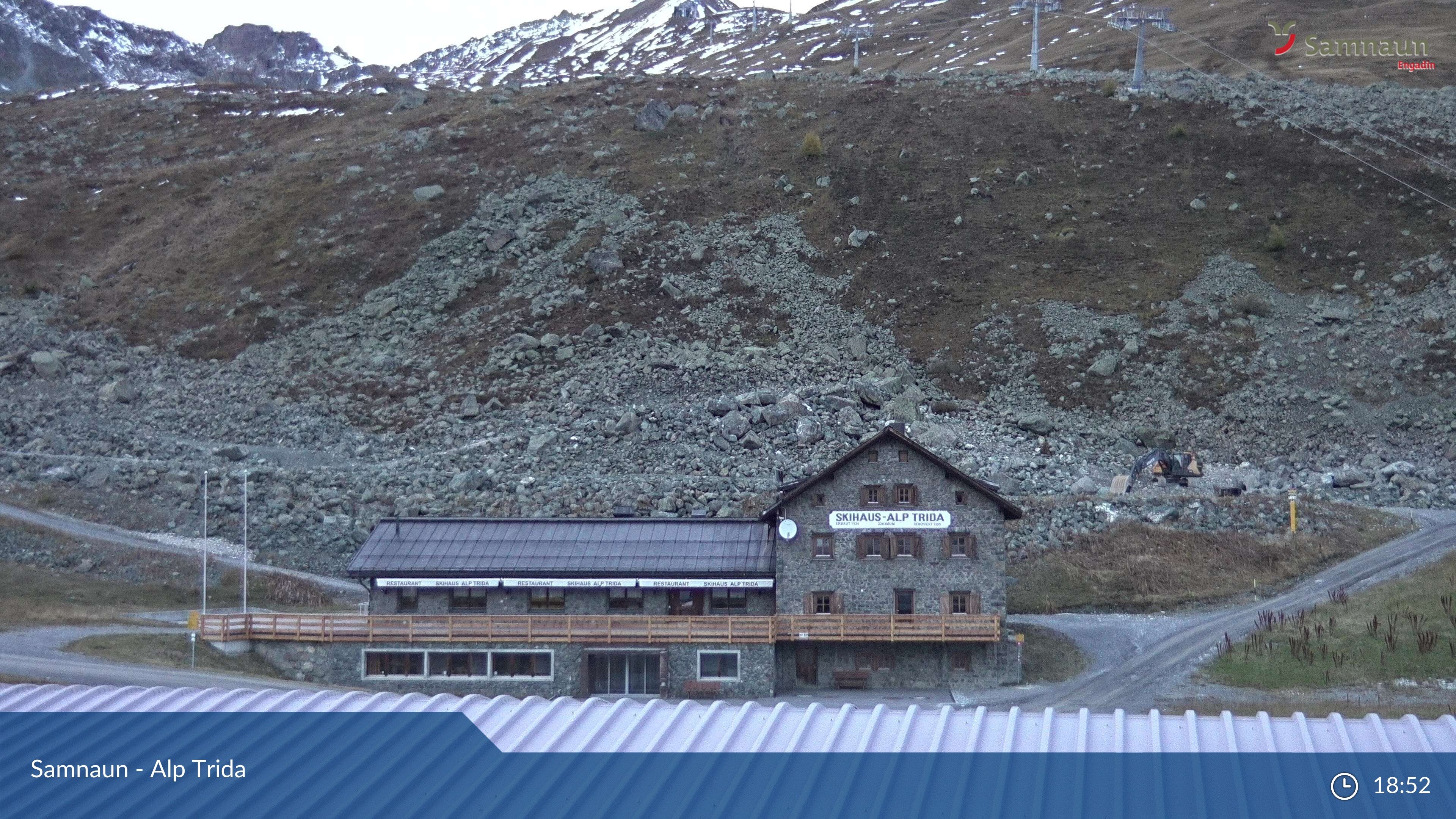 Compatsch: Samnaun - Alp Trida, Restaurant Skihaus